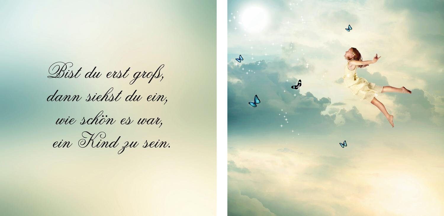 Leinwandbild Gedicht Kinder