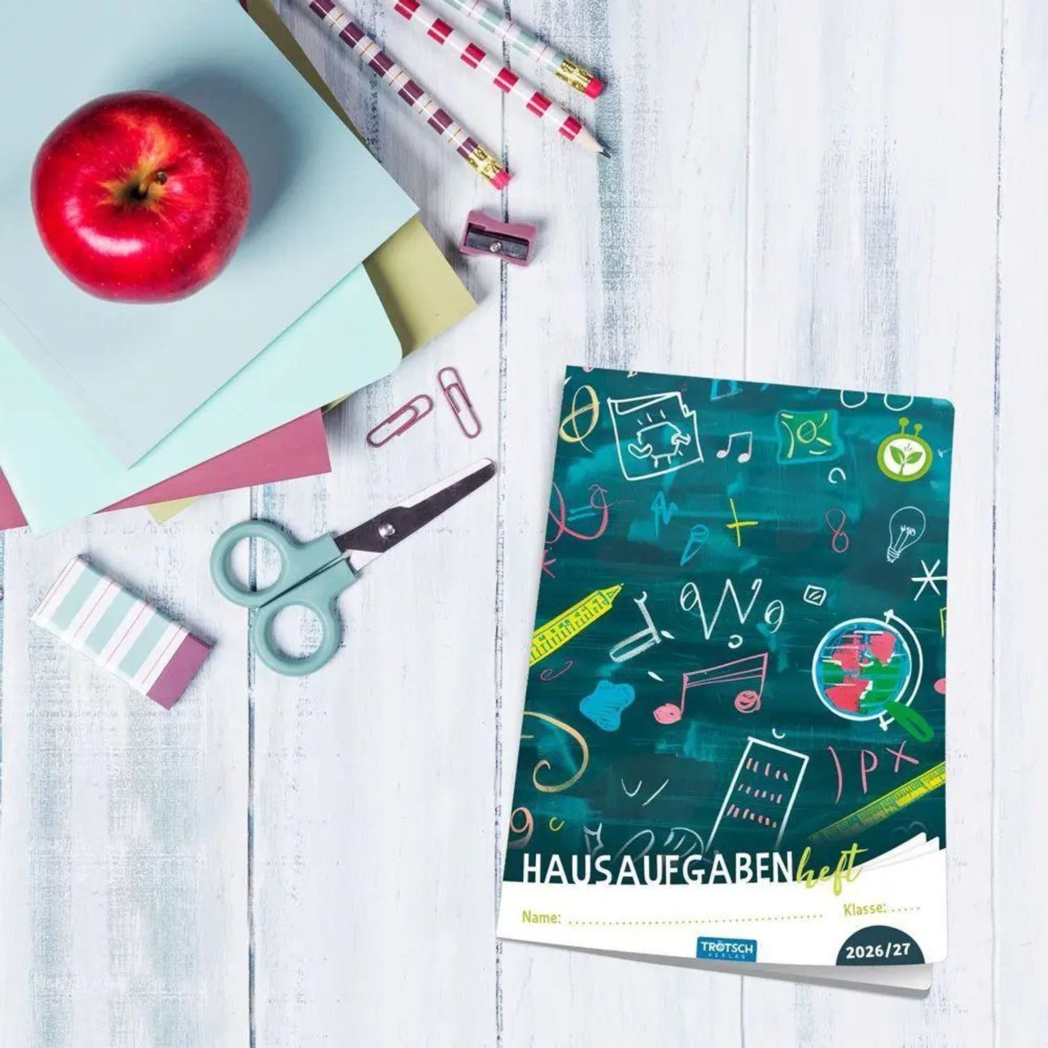Trötsch Verlag Schülerkalender TRÖTSCH - Jahresbezogenes Hausaufgabenheft Grundschule Tafel 26/27