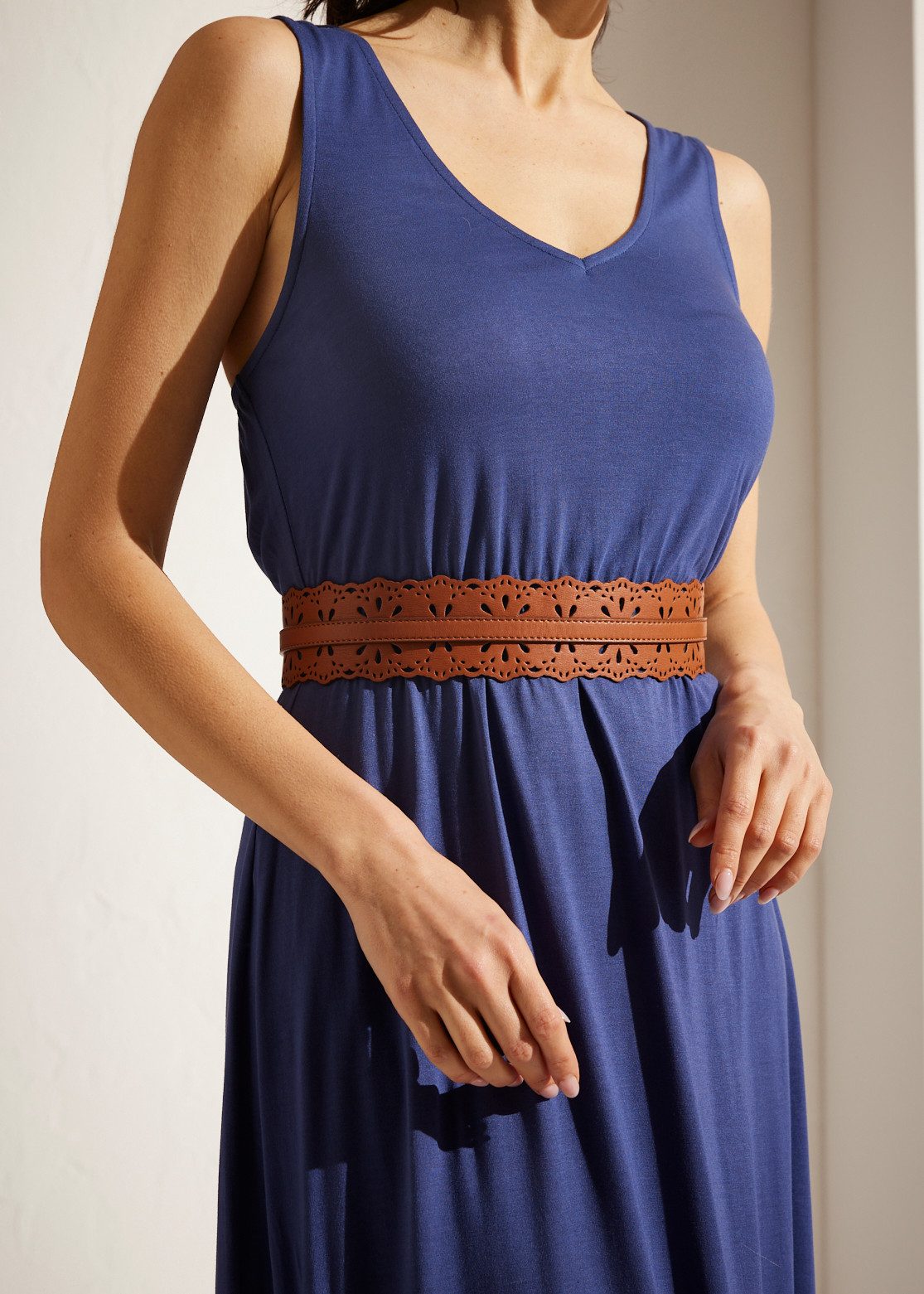 LASCANA Taillengürtel Cut-Out-Gürtel, Gürtel für Kleid & Overall, Bauchgürtel mit modernen Cut-Outs