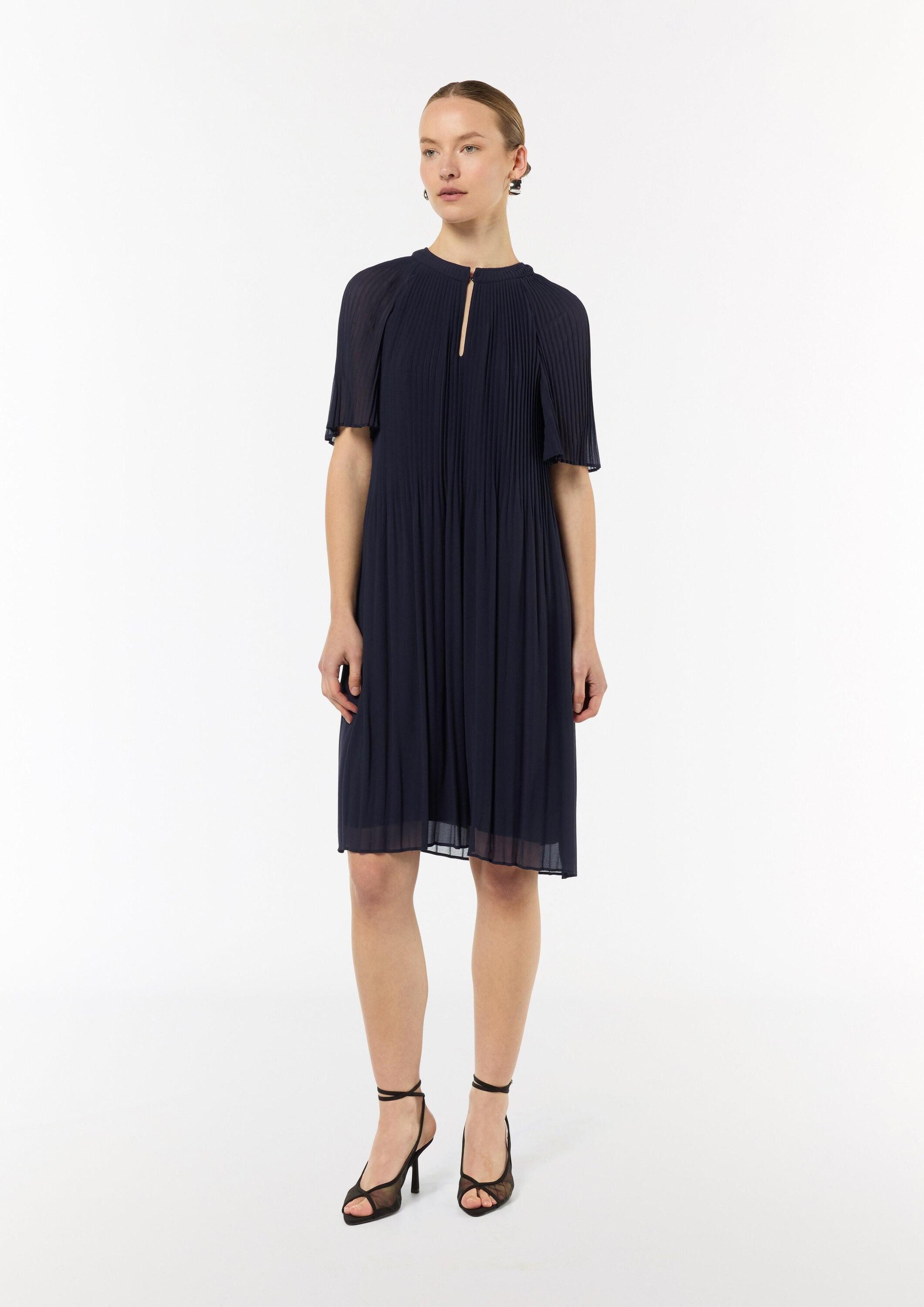 comma Minikleid Kleid Minikleid aus Chiffon