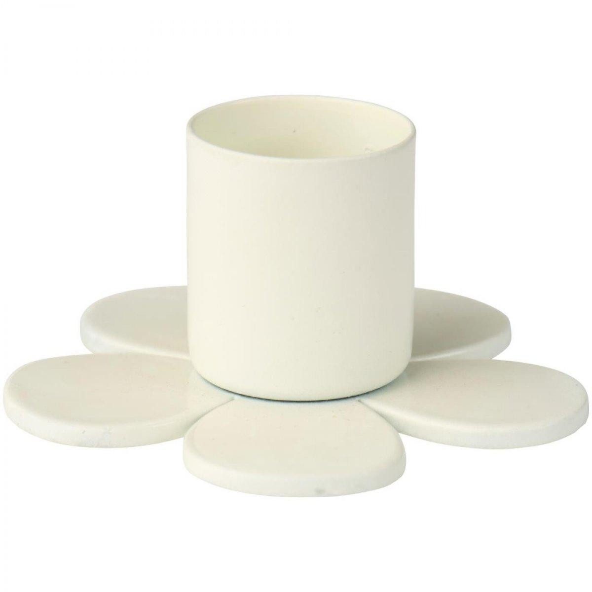 Ib Laursen Kerzenhalter Ib Laursen Kerzenhalter Blume Butter Cream (6x2,9 cm)