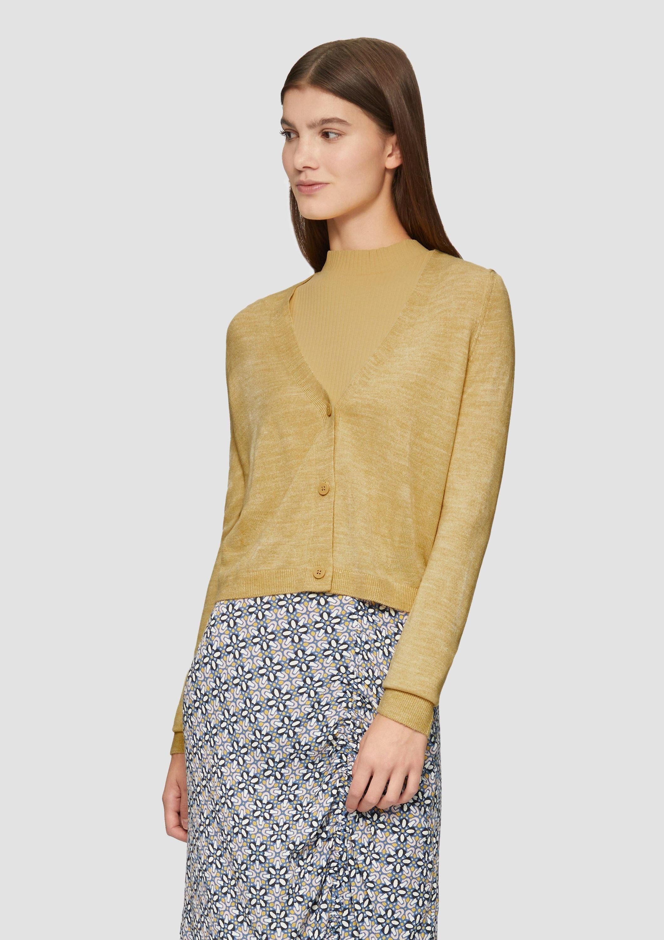 QS Cardigan Strickjacke (1-tlg) günstig online kaufen