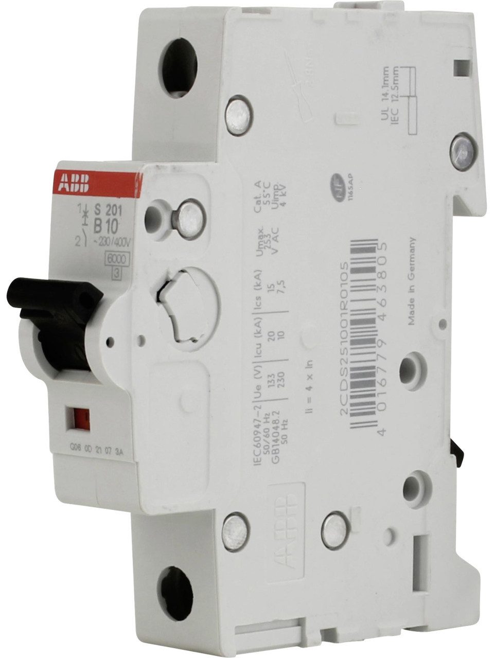 ABB Leitungsortungsgerät ABB Leitungsschutzschalter B10 10A, 1-polig