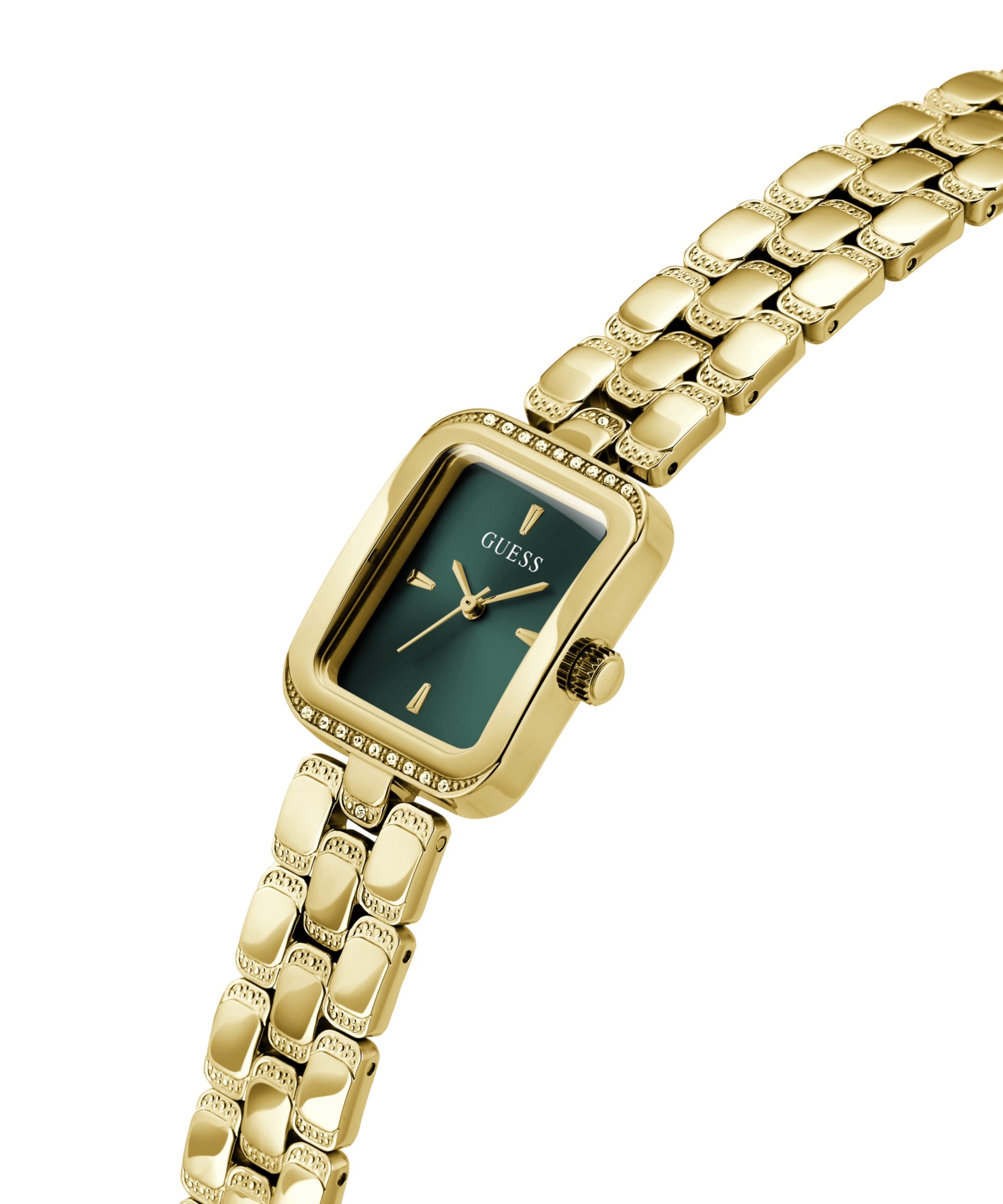 Guess Quarzuhr ISLA GW0865L8, Armbanduhr, Damenuhr, Edelstahlarmband, analog