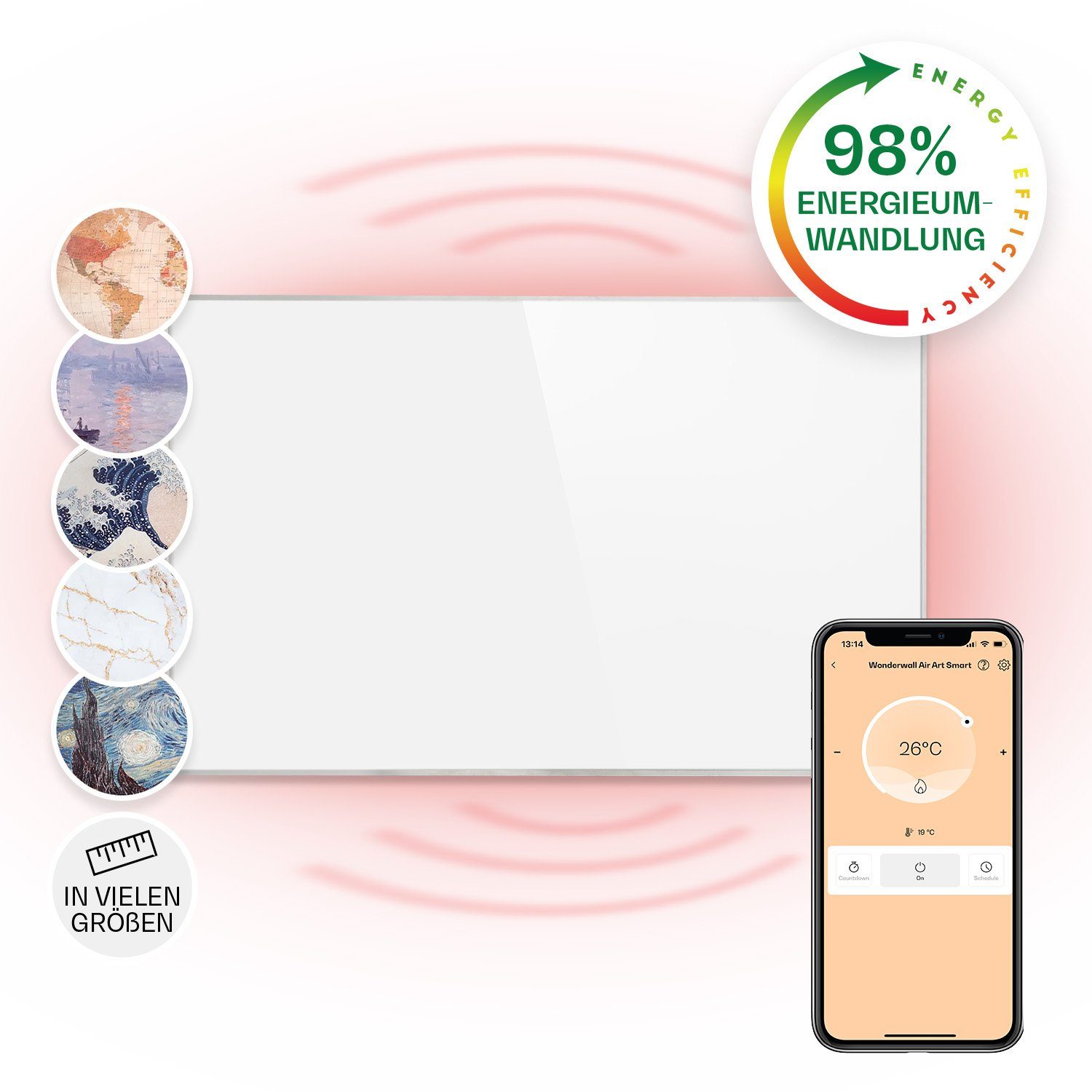 Klarstein Heizkörper Wonderwall Smart 600, elektrische günstig online kaufen