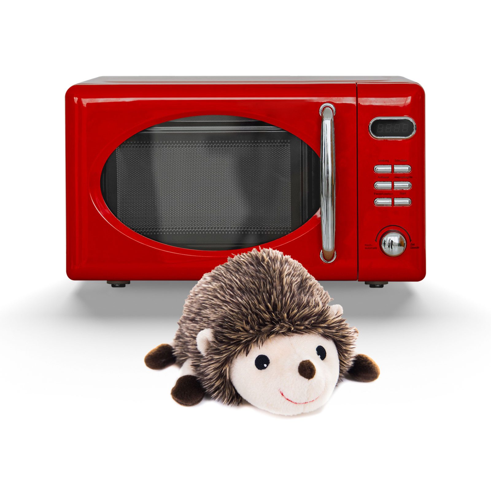 Habibi Plush Wärmekissen Habibi Premium Wärmetier Stofftier 1829 Igel grau
