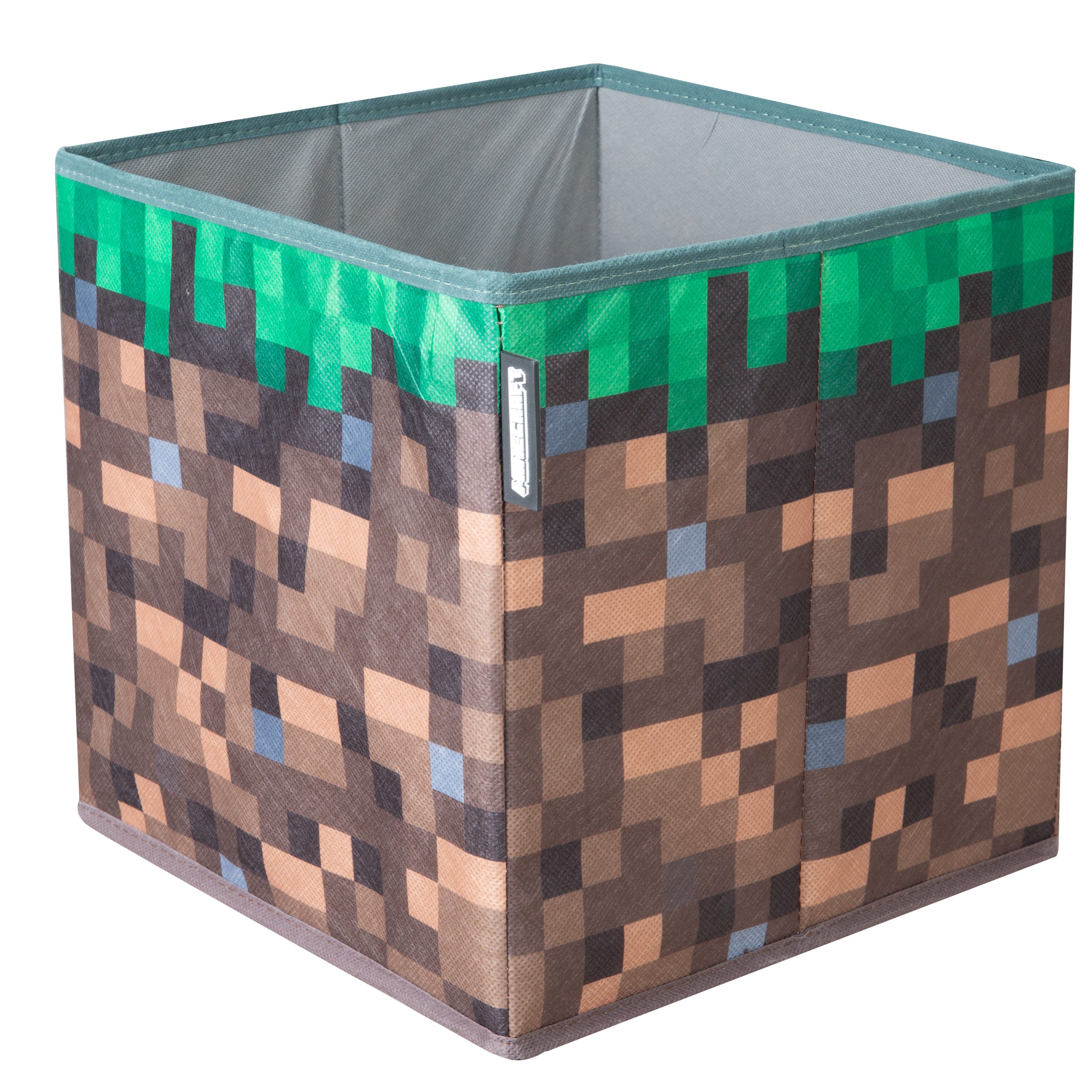 Minecraft Aufbewahrungsbox mit Minecraft Motiven bedruckt - Stoff Box faltbar (2er Set), Praktisches Boxen Set - Mit verschiedenen Minecraft Motiven