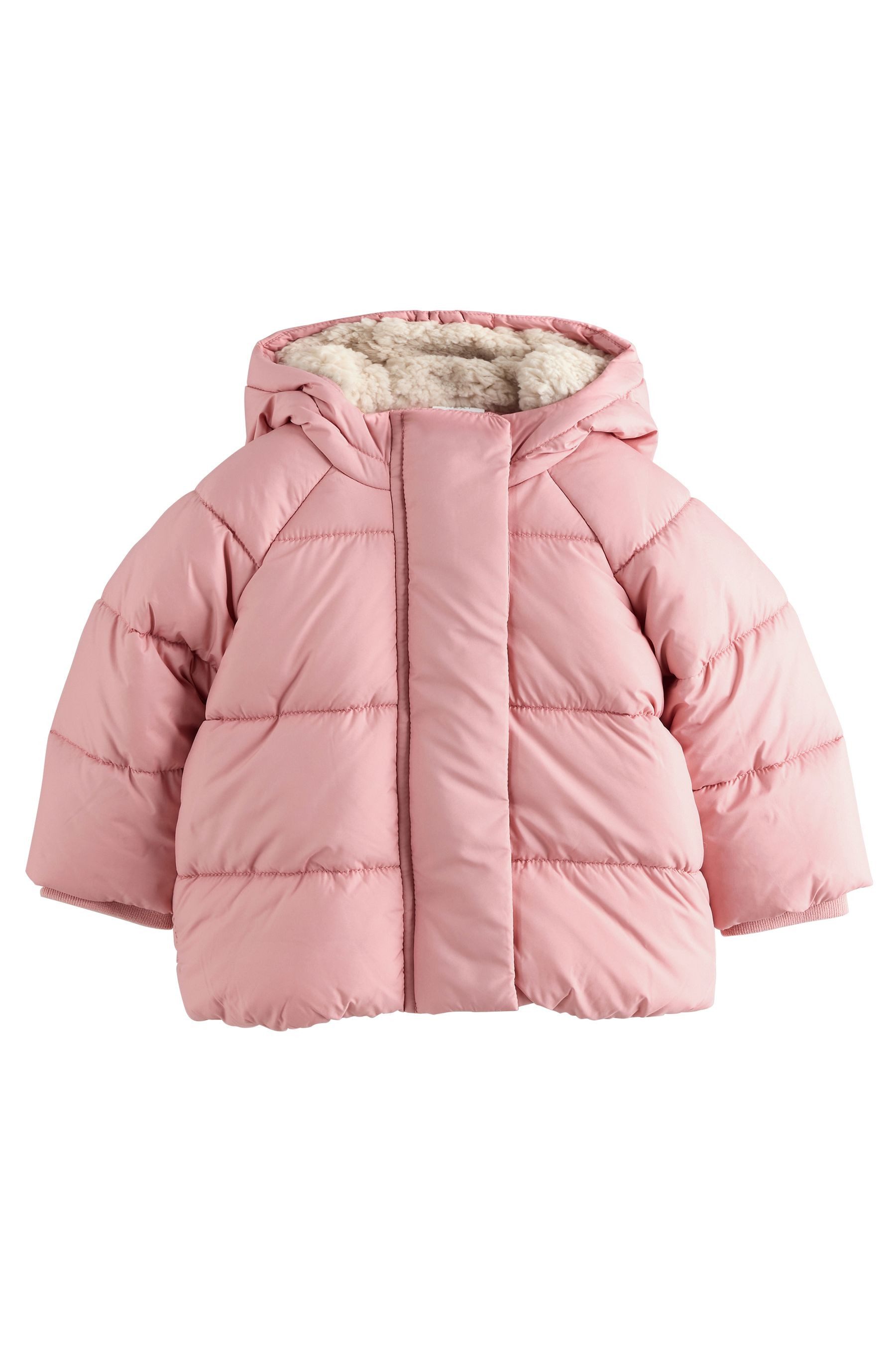 Next Steppmantel Wattierte Baby-Jacke mit Kapuze (1-tlg)