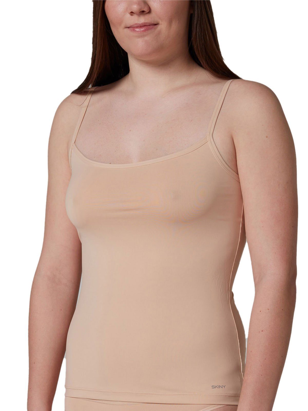 Skiny Achseltop Damen Spaghettishirt 2er Pack Micro Advantage (Packung, 2-St) -