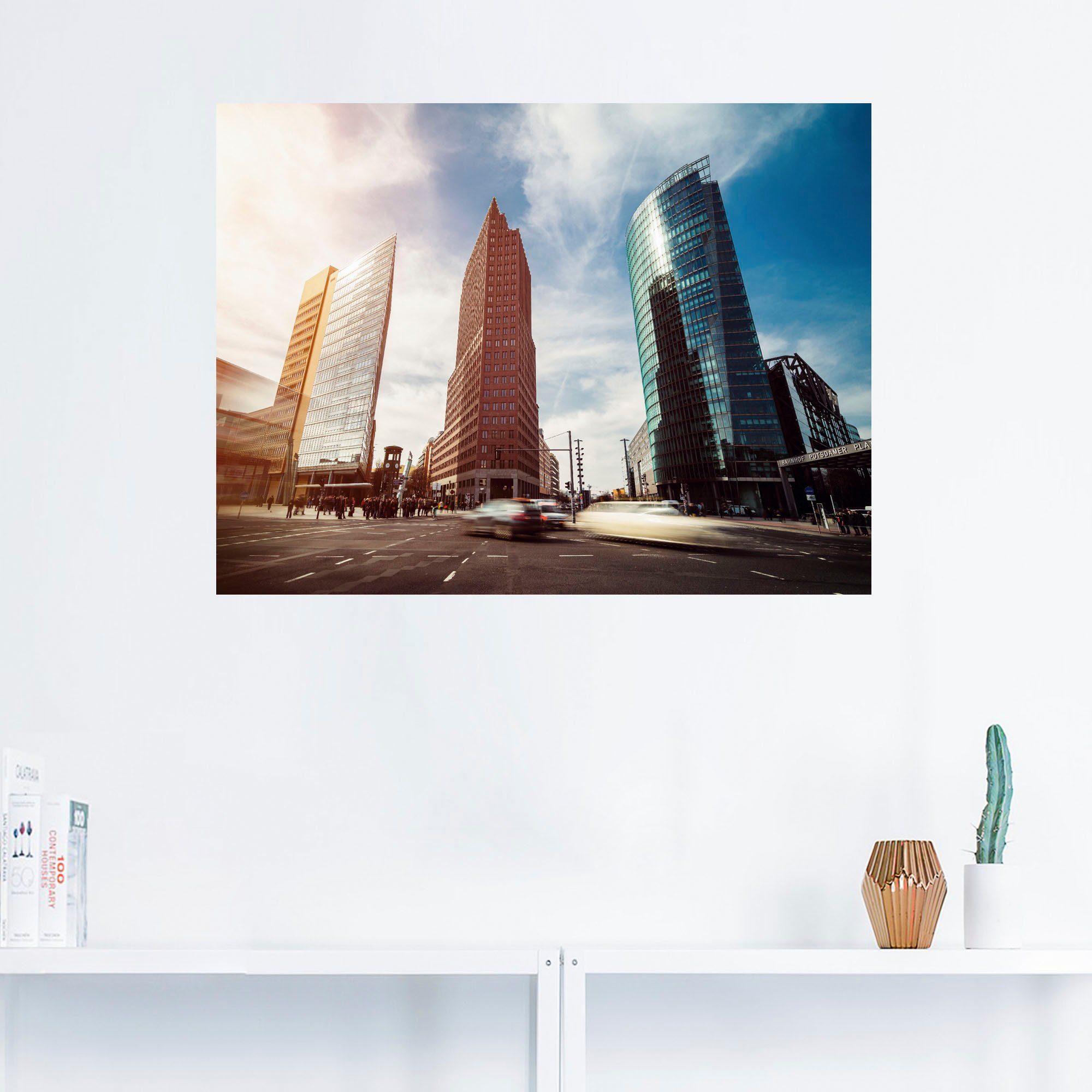 Artland Wandbild »Potsdamer Platz Berlin I«, Deutschland (1 Stück), in vielen Größen & Produktarten - Alubild / Outdoorbild für den Außenbereich, Leinwandbild, Poster, Wandaufkleber / Wandtattoo auch für Badezimmer geeignet-kaufen