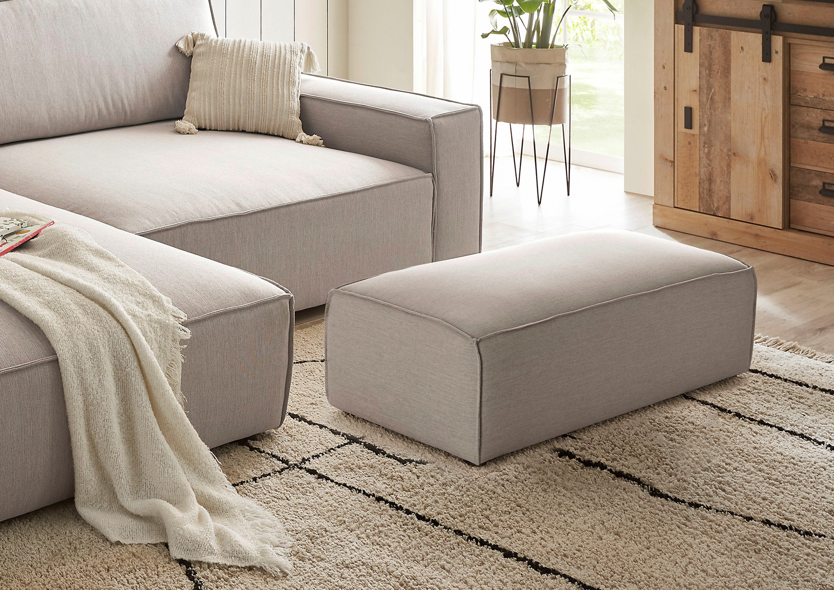 Home affaire Hocker NEU: SHERWOOD XXL, günstig online kaufen