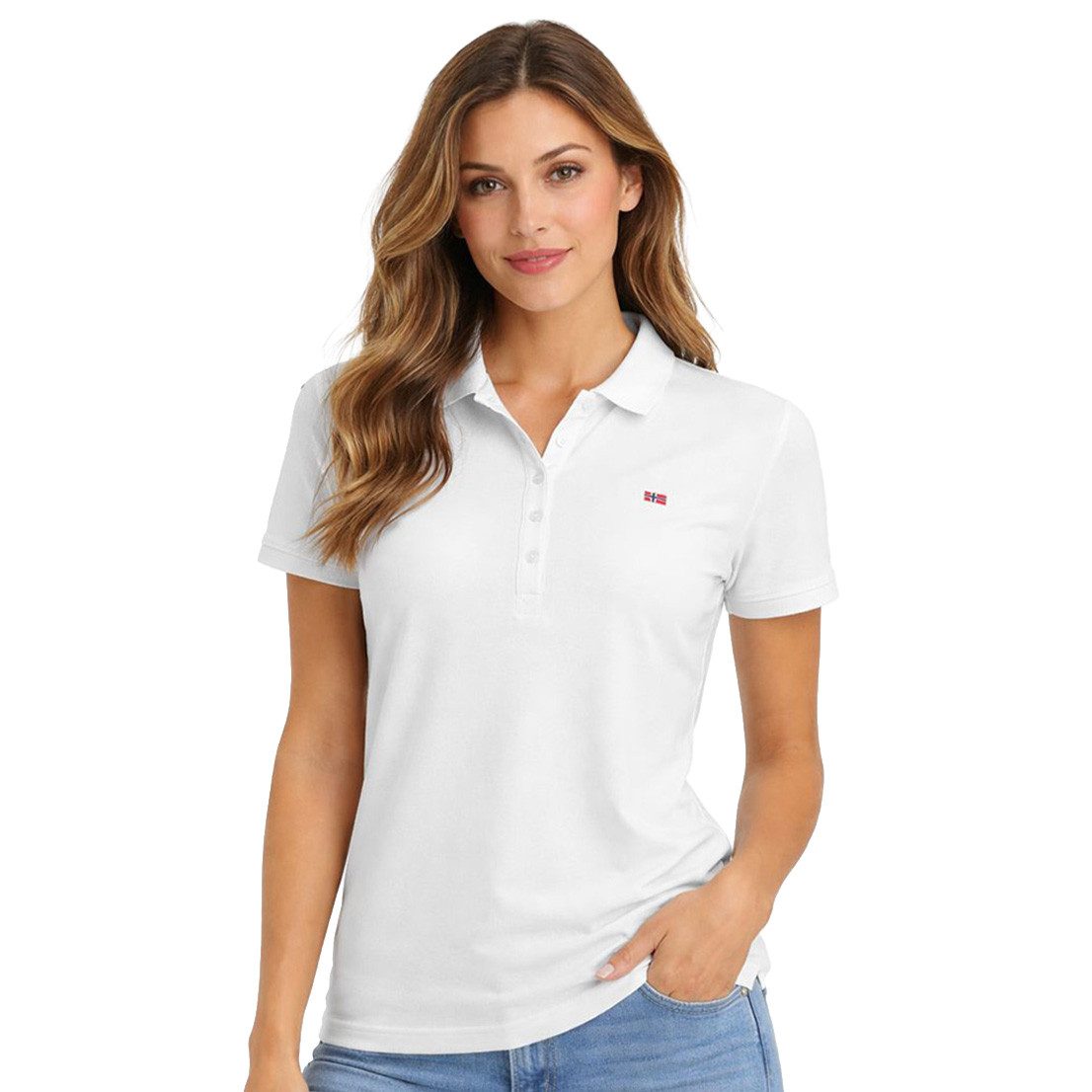 Geographical Norway Poloshirt atmungsaktiv und hautsympathisch aus Baumwoll