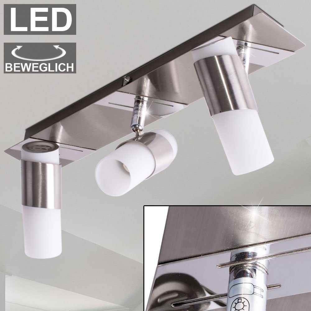 etc-shop LED Deckenspot, Leuchtmittel inklusive, Warmweiß, Deckenstrahler Deckenleuchte Strahler verstellbar LED Spot