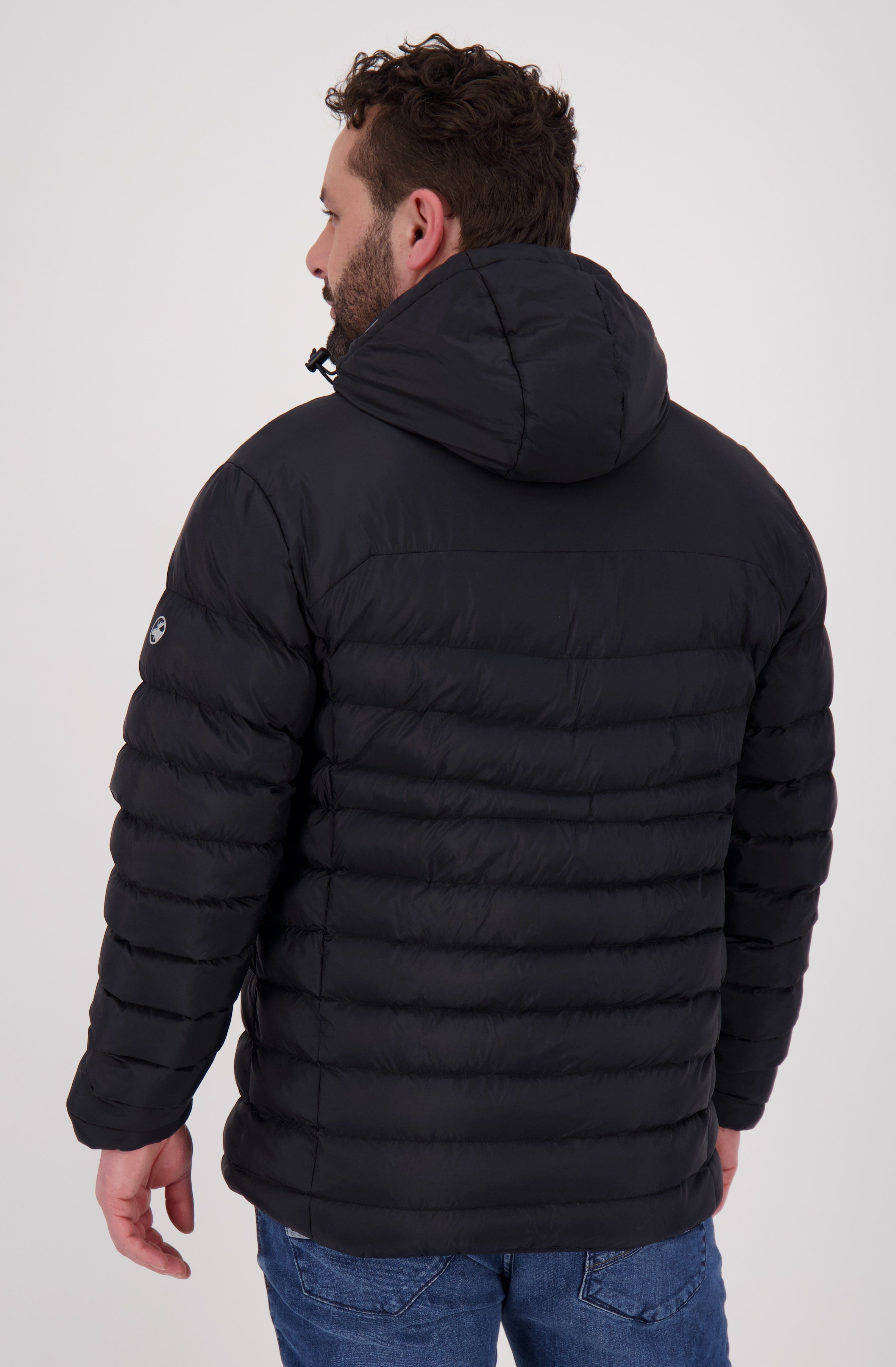 DEPROC Active Steppjacke GILMOUR NEW MEN CS Übergangsjacke, Outdoorjacke mit abnehmbarer Kapuze. auch in großen Größen erhältlich