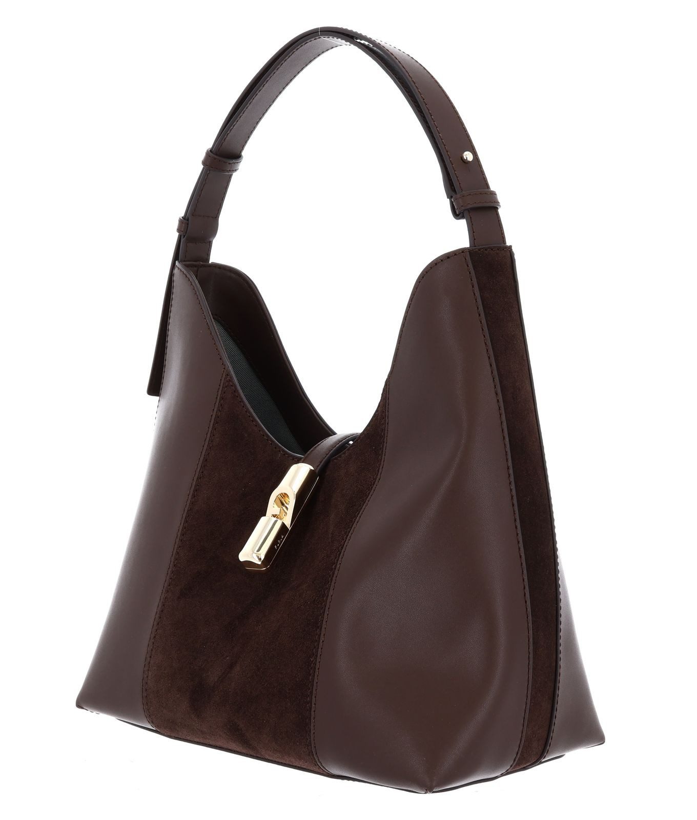Furla Schultertasche Hobo, aus echtem Leder