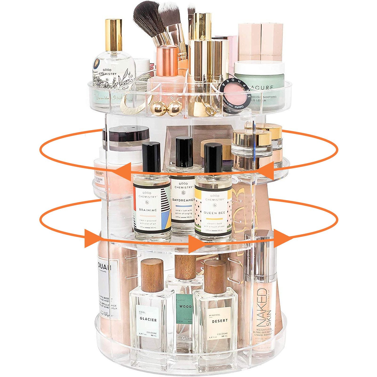 Comfy Mate Badorganizer 360° Drehbarer Make-up Organizer, Höhenverstellbare günstig online kaufen