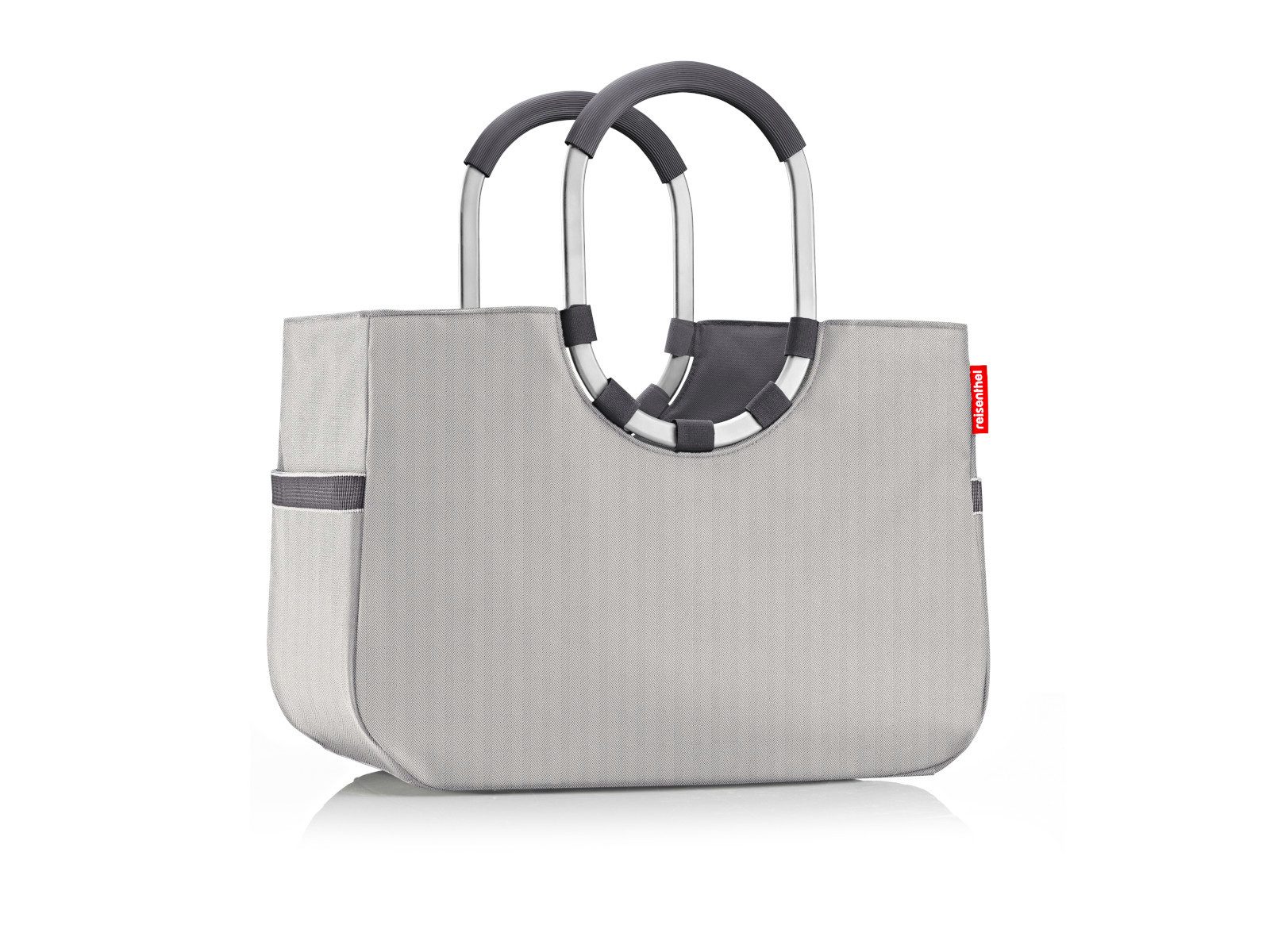 REISENTHEL® Einkaufskorb loopshopper L herringbone grey, günstig online kaufen