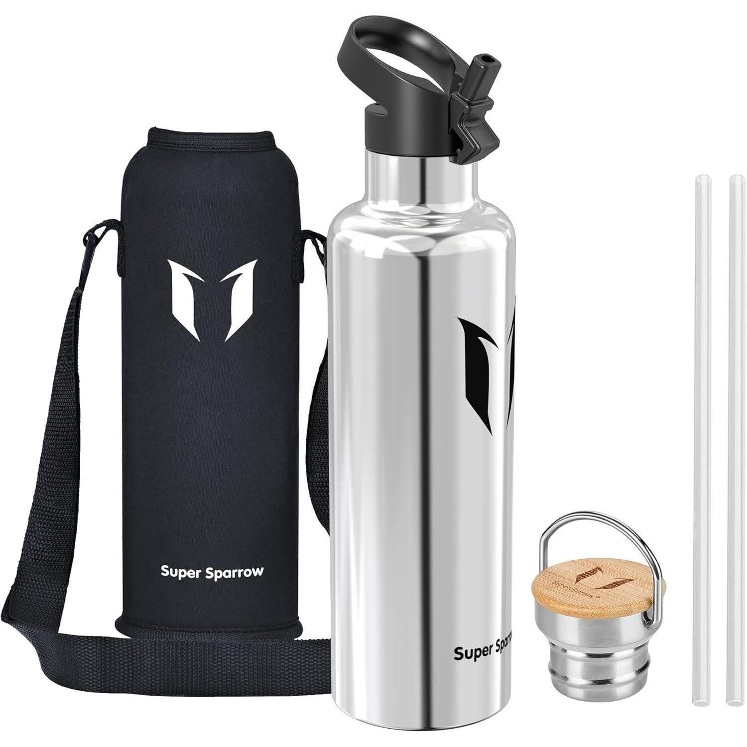 LuxusKollektion Thermoflasche Trinkflasche Edelstahl Auslaufsicher Thermosflasche 1000 ml Edelstahl