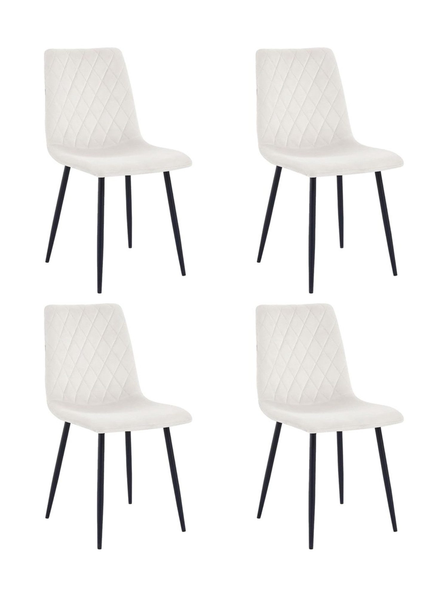 Esszimmerstuhl Elisia Esszimmerstühle 4er Set – Samt & Metall, Modern & Komfortabel