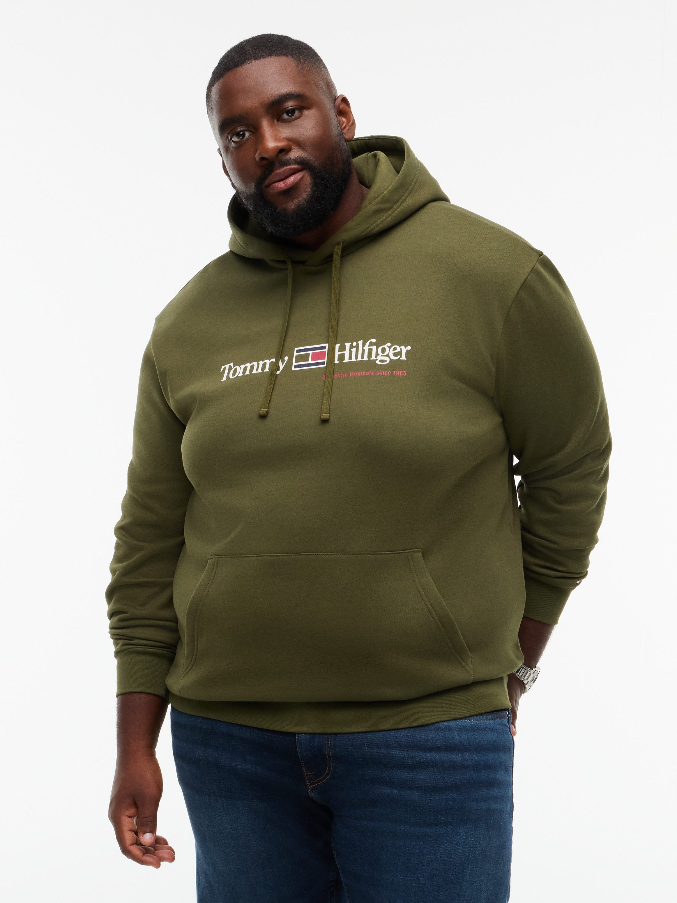 Tommy Hilfiger Big & Tall Hoodie BT-RWB GRAPHIC FLEECE Große Größen