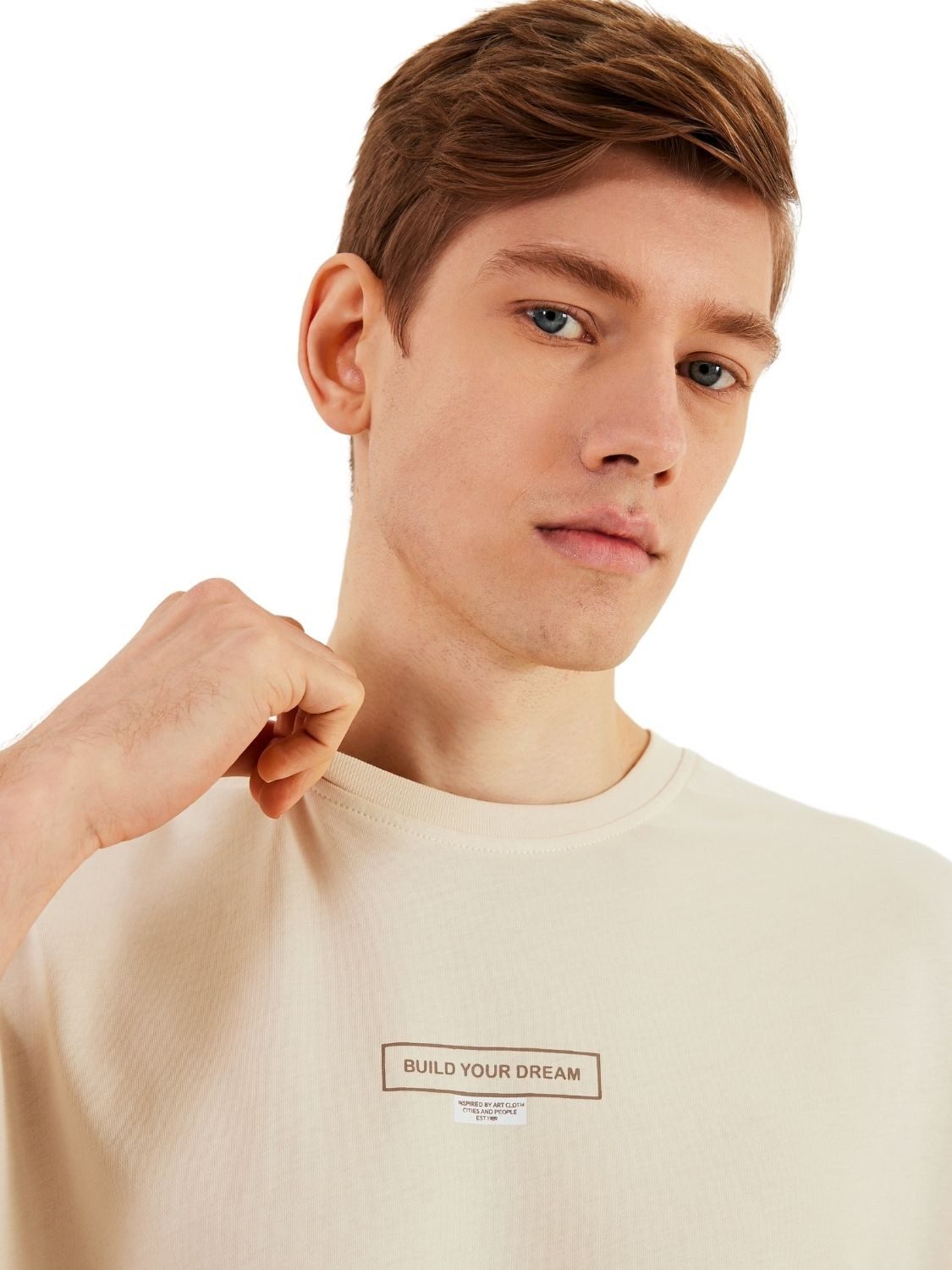 COMEOR Oversize-Shirt Herren T-Shirt: Trendige Urban Streetwear für lässige Styles (1-tlg) mit individuellem Print