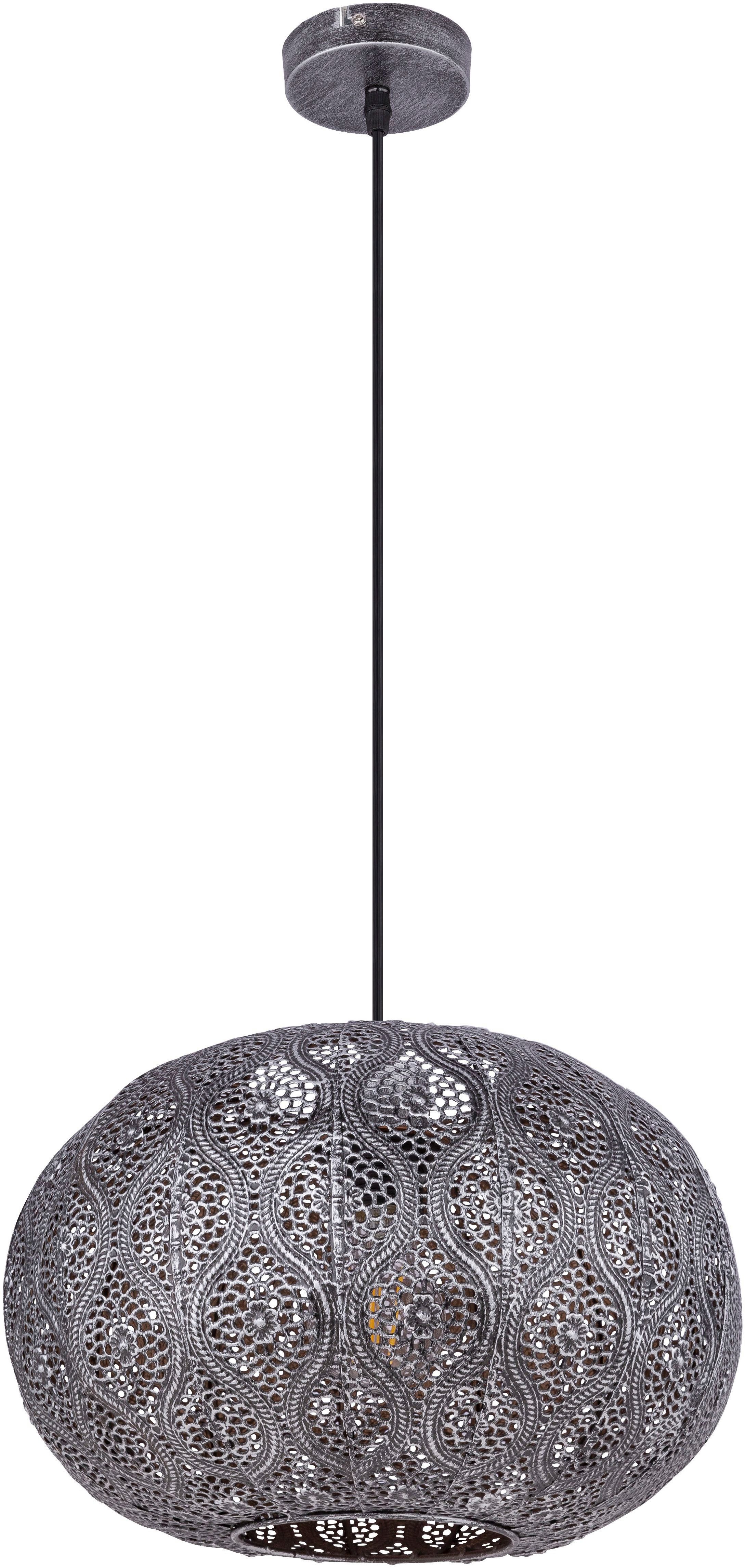 GLOBO LIGHTING LED Pendelleuchte SOLERA, Leuchtmittel wechselbar, Warmweiß, Hängelampe, Wohnzimmer, Design Leuchte