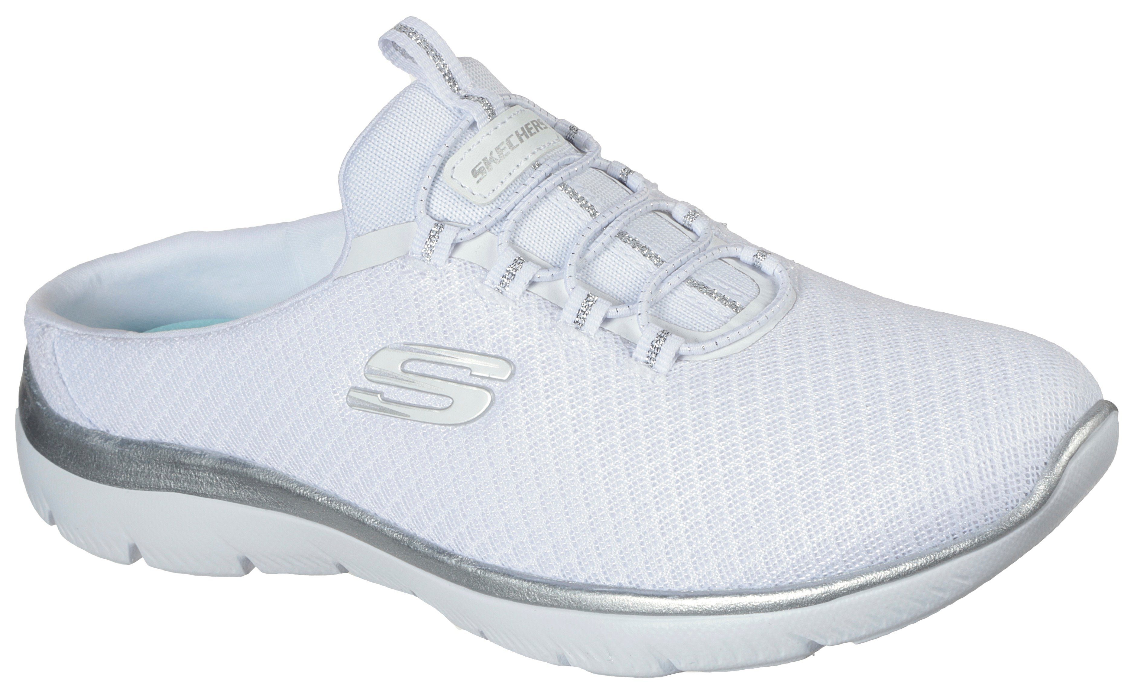 Skechers SUMMITS SWIFT STEP Sabot, Sommerschuh, Schlappen, Schlupfschuh in veganer Verarbeitung