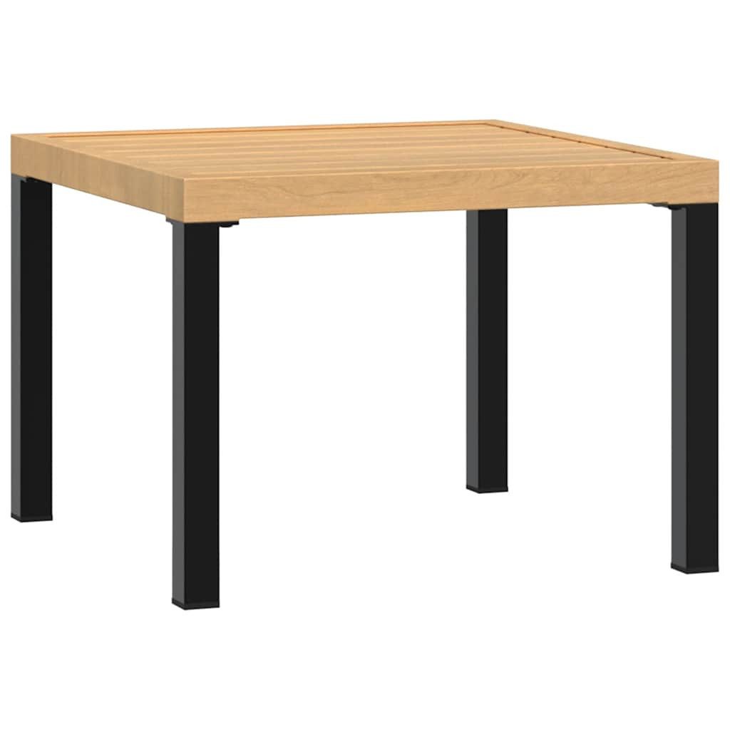 Gartentisch Garten-Couchtisch 55x55x39,5 cm Pulverbeschichteter Stahl