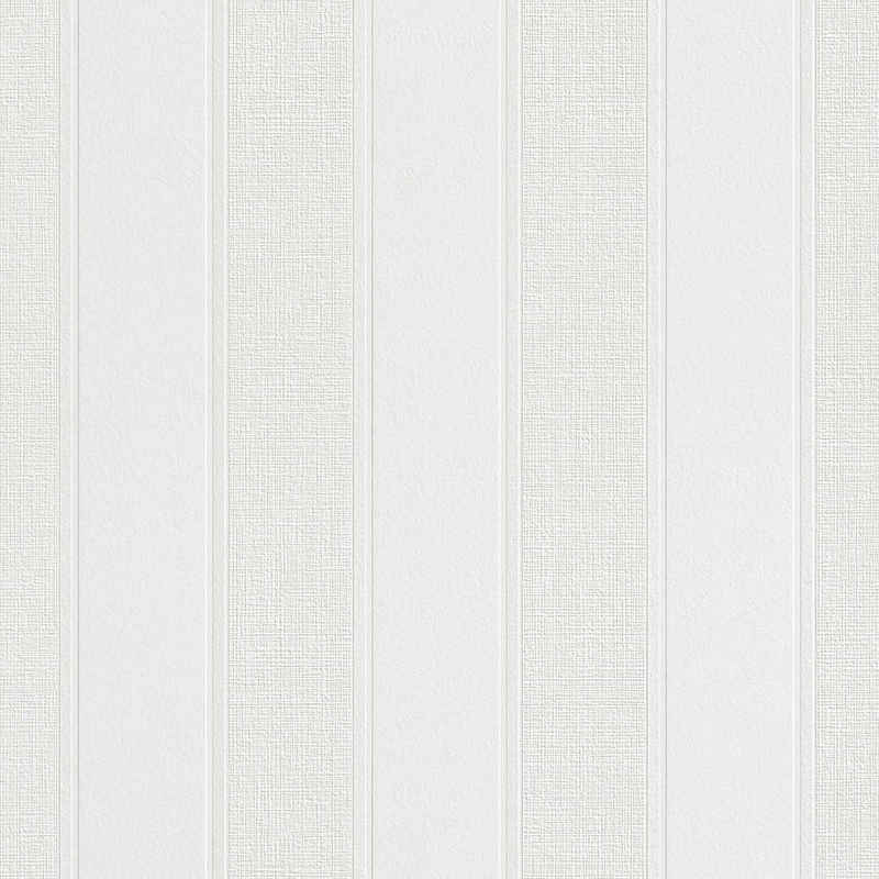 Rasch Vliestapete Wallton, 141801, Einfarbig, Uni, 0.53 x 10.05 m, Weiß