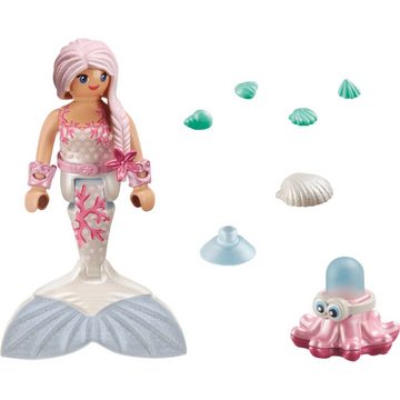 Playmobil® Konstruktionsspielsteine specialPLUS Meerjungfrau mit Spritzkrake