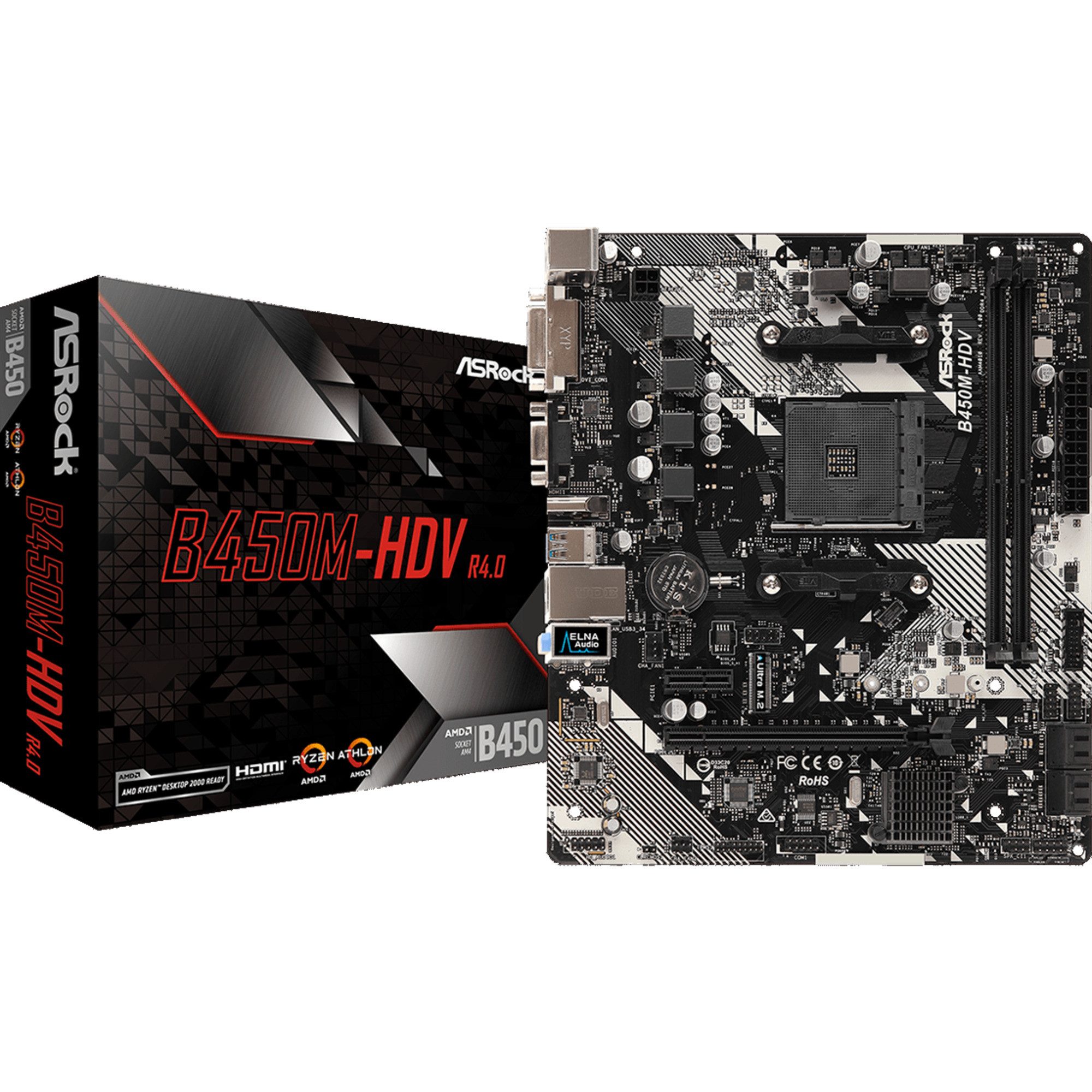 Asrock ASRock B450M-HDV R4.0, Mainboard Mainboard