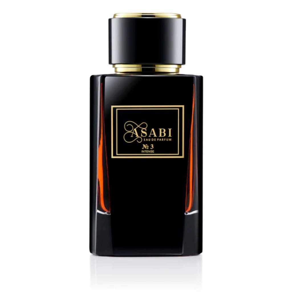 Asabi Duft-Set N°3 Intense EDP – Orientalisch Süß Gourmand + Parfümzerstäuber (leer)