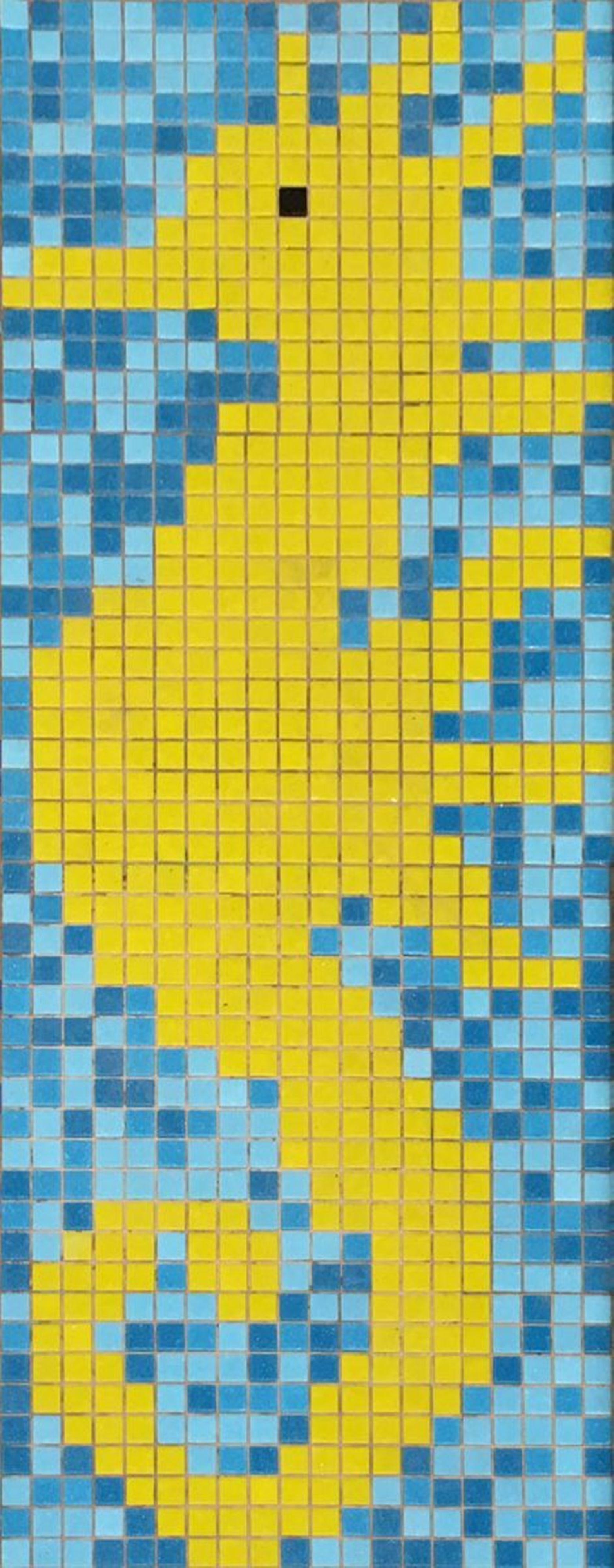 Mosani Mosaikfliesen Seepferdchen Bild Poolboden Glasmosaik, Set, Papierverklebt | Fliesen