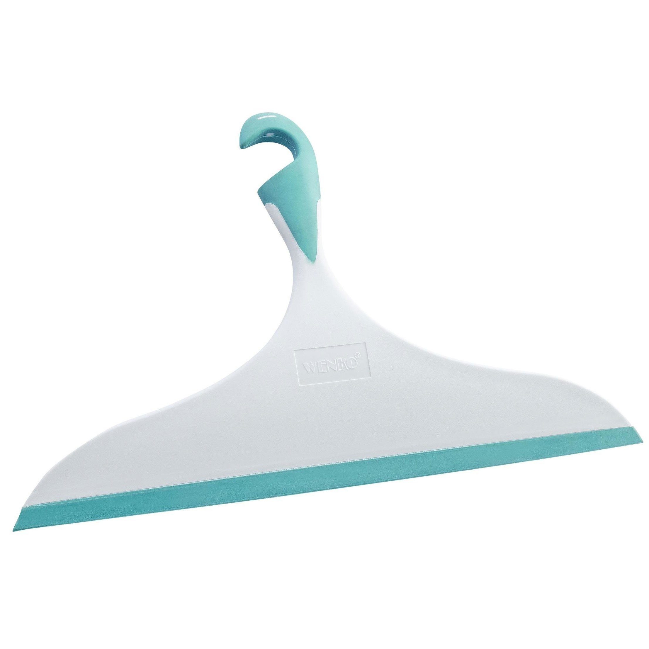 WENKO Duschabzieher Wasser Struck XXL, Farbe blau, WENKO, (Wasserabzieher + Halter)