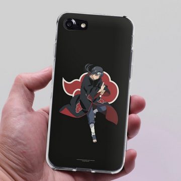 DeinDesign Handyhülle Itachi Uchiha Offizielles Lizenzprodukt Naruto Shippuden, Apple iPhone 8 Silikon Hülle Bumper Case Handy Schutzhülle