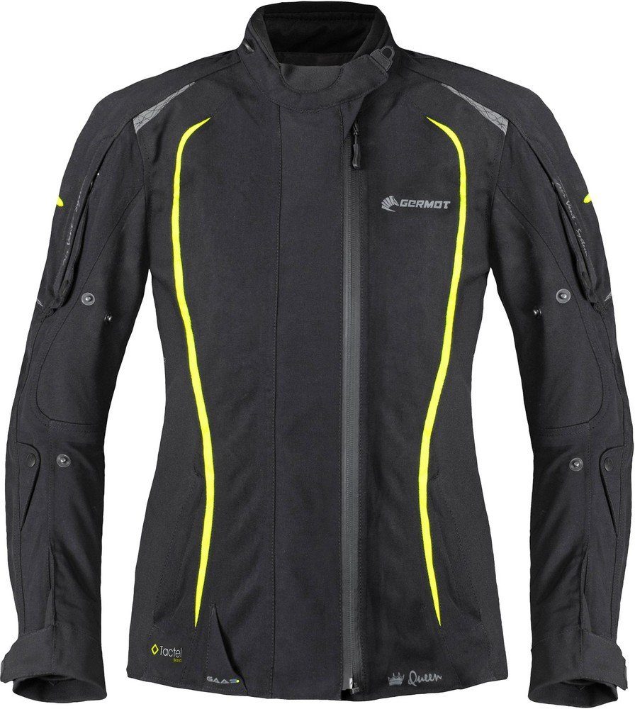 Motorradjacke MotoQueen wasserdichte Damen Motorrad Textiljacke