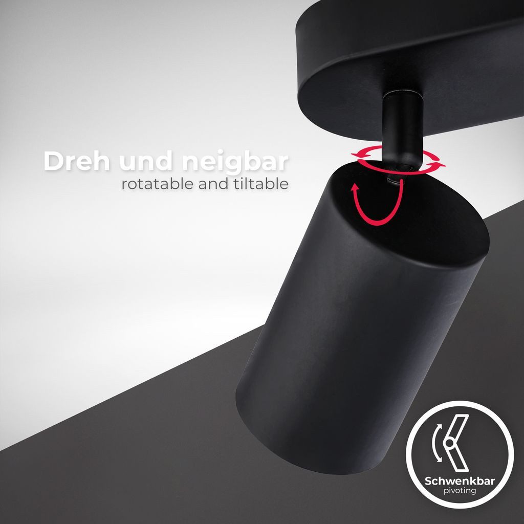 B.K.Licht LED Deckenspot LED Deckenlampe 39cm günstig online kaufen