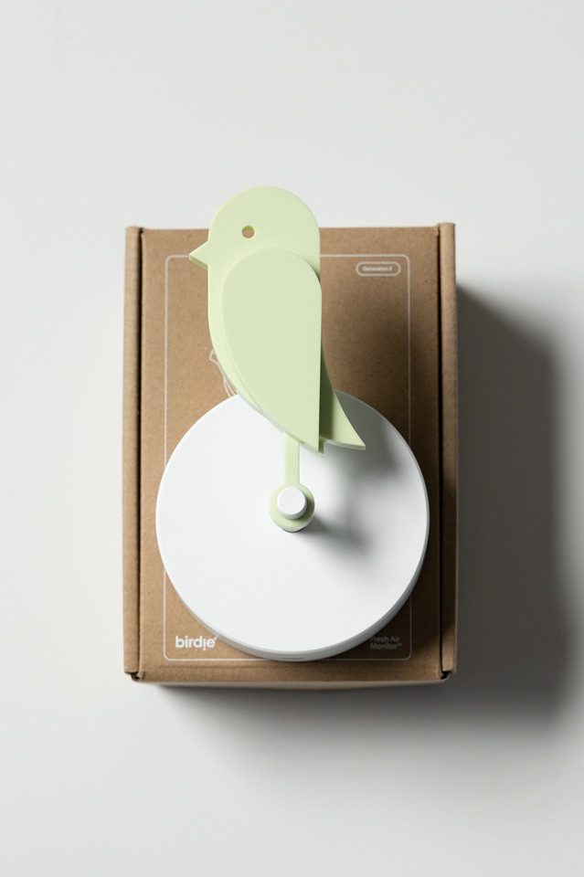 KOOKOO Raumluft-Qualitätssensor Birdie 2.0 - Frischluftmonitor mit CO2 Sensor