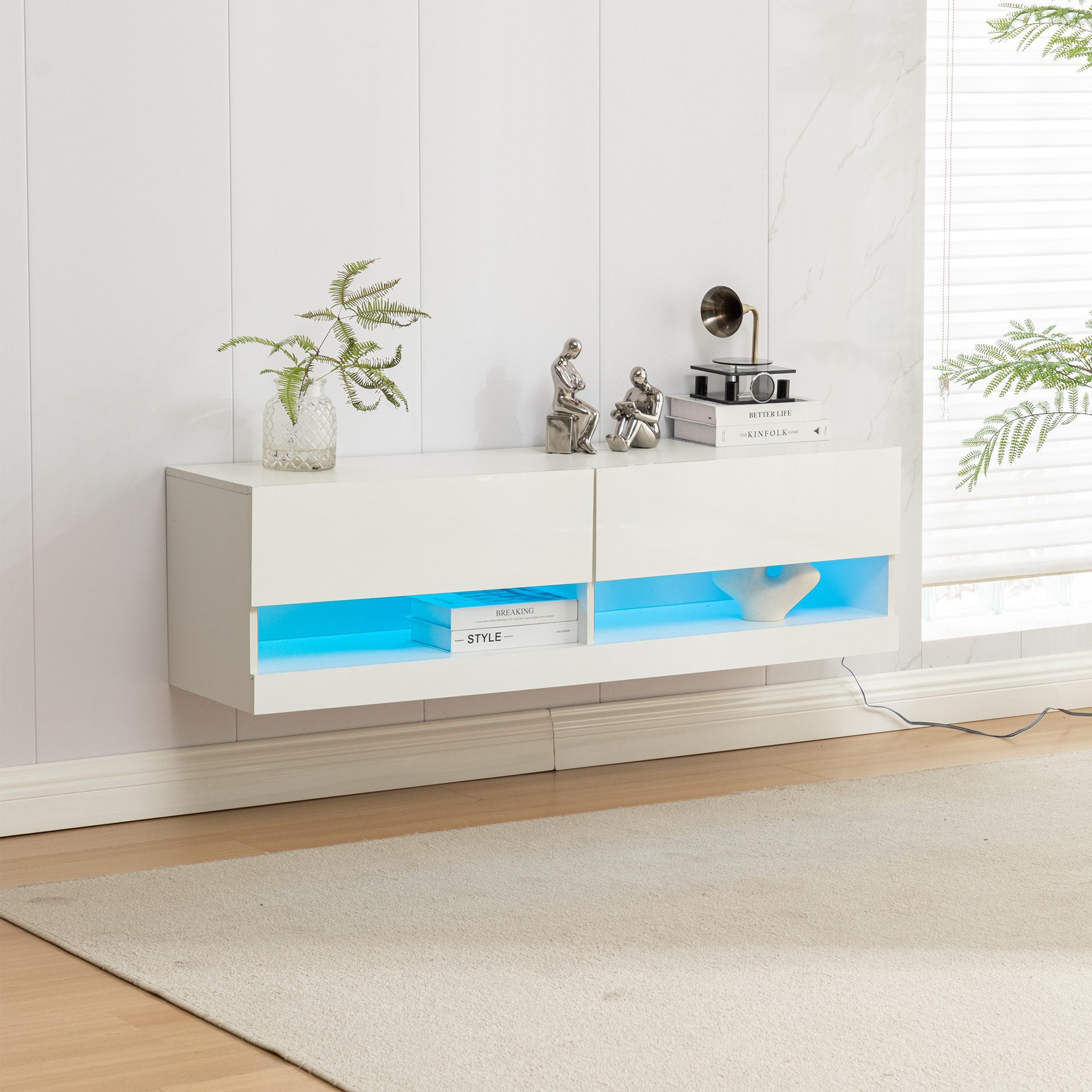 Thanaddo TV-Bank TV Lowboard mit LED günstig online kaufen