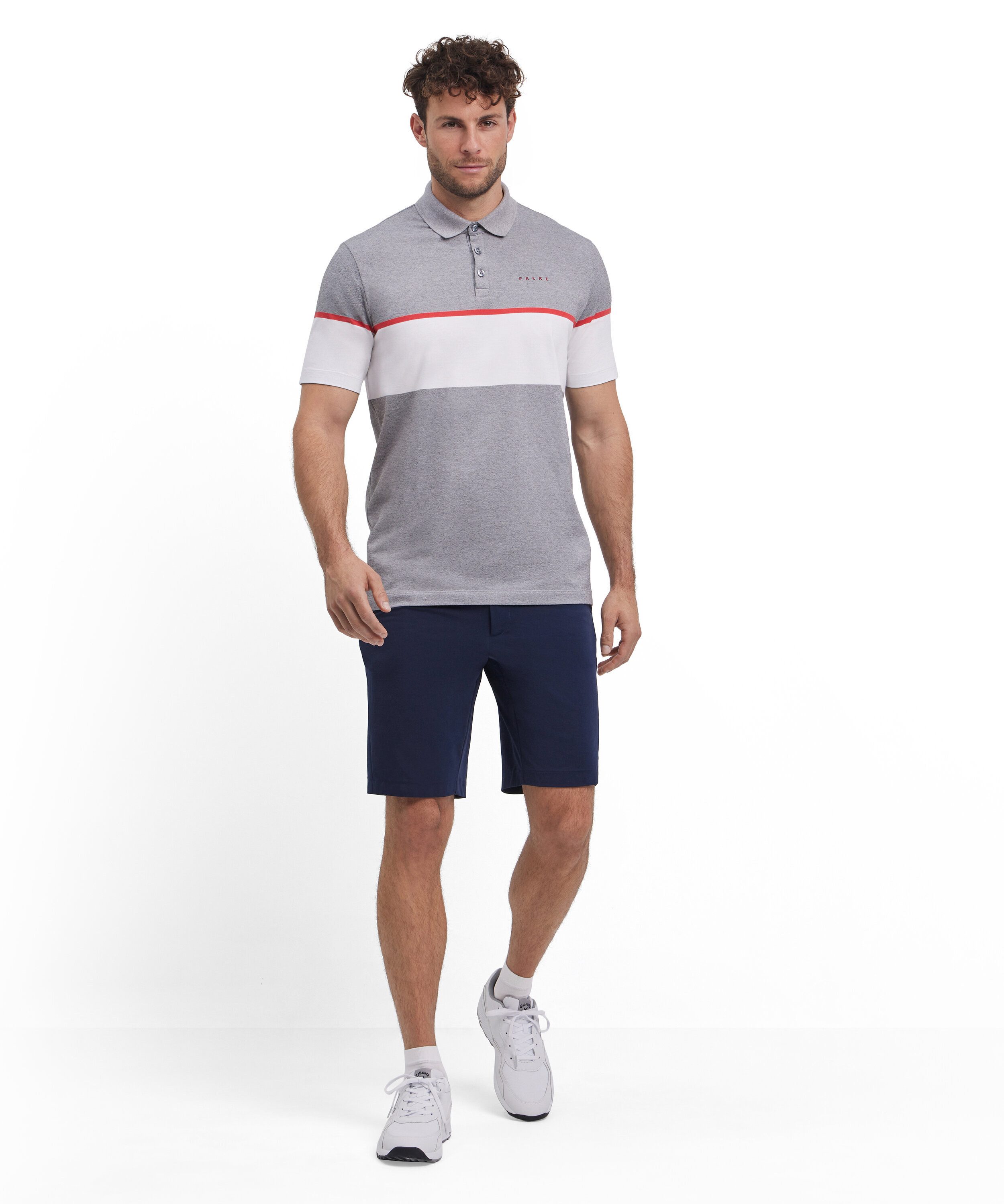 FALKE Poloshirt Polo Shirt mit Bio-Baumwolle (1-tlg., 1) mit Bio-Baumwolle
