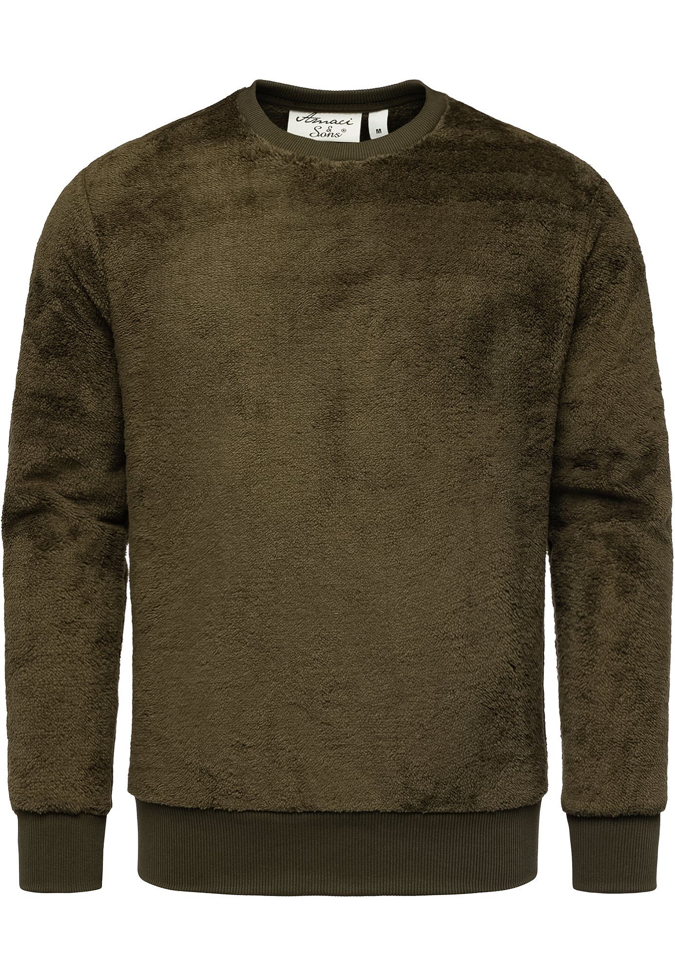 Sweatshirt LUDLOW Pullover mit Rundhalsausschnitt