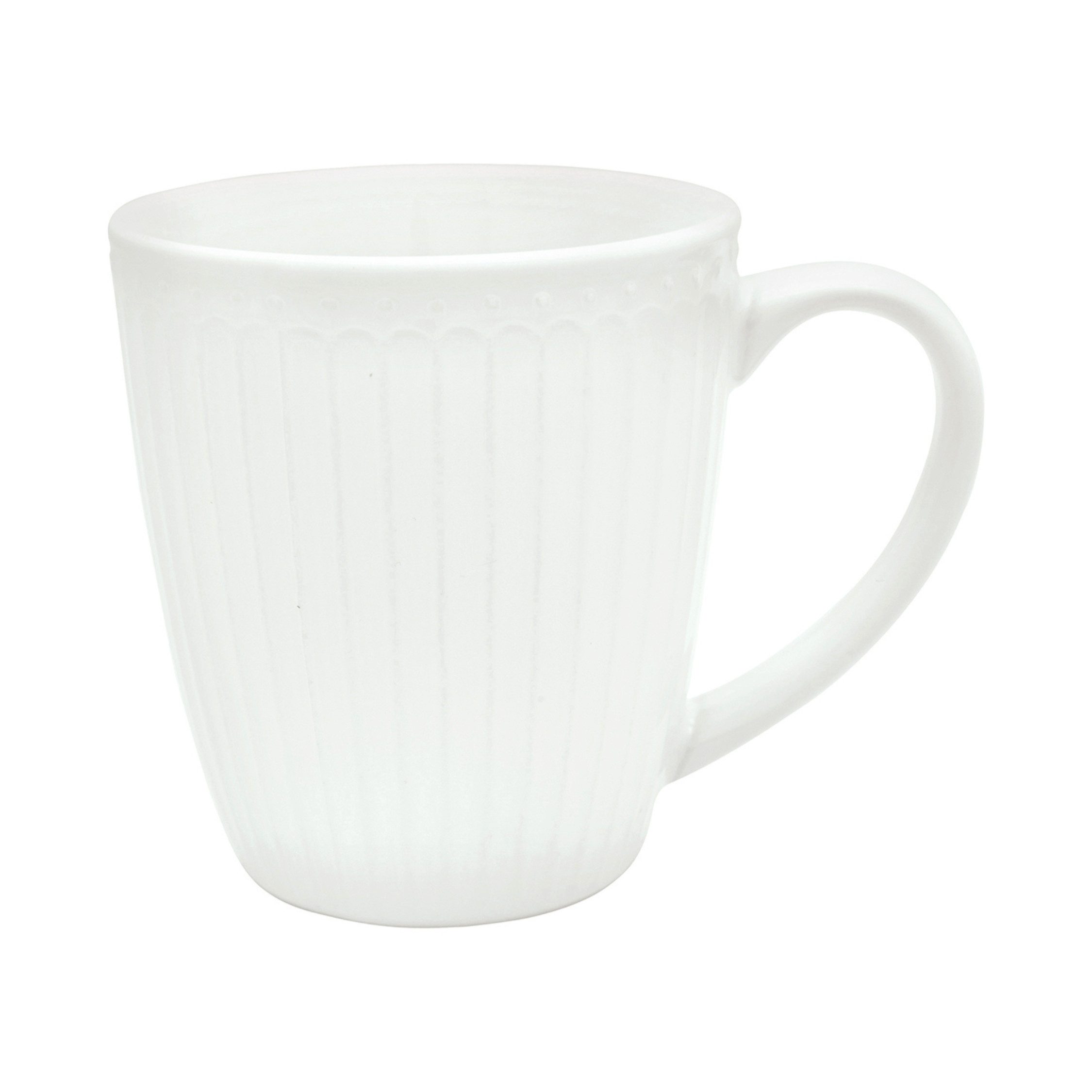 Greengate Tasse GreenGate Henkeltasse Alice Weiß