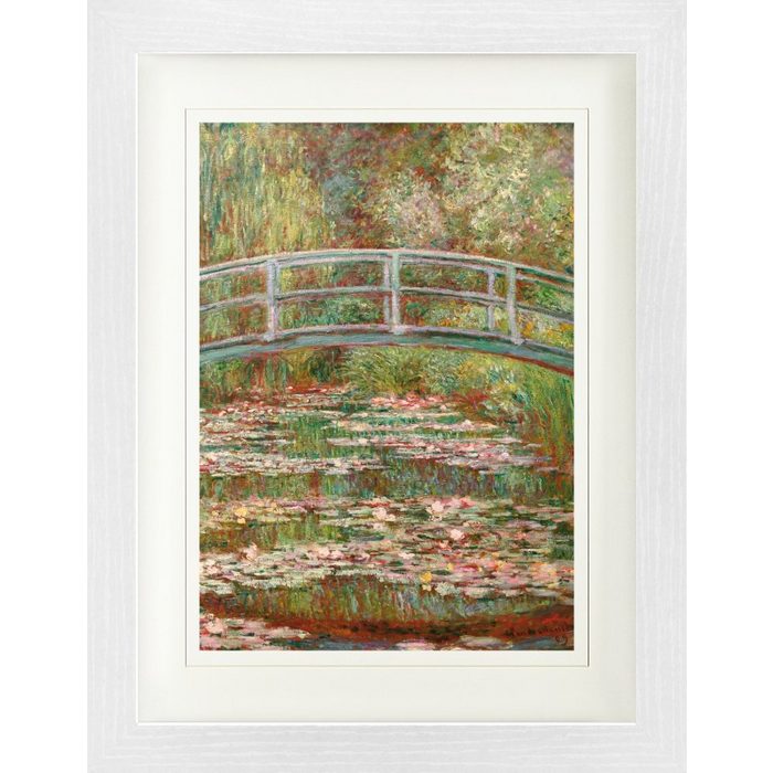 1art1 Bild mit Rahmen Claude Monet - Die Japanische Brücke 1899
