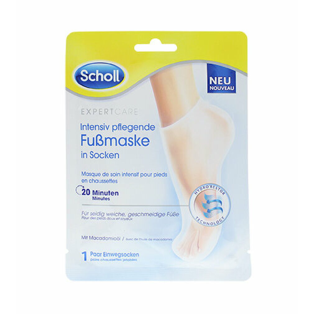 Dr. Scholl Schutzgamaschen Expert Care PediMask Macadamia Oil Pflegende Fußmaske