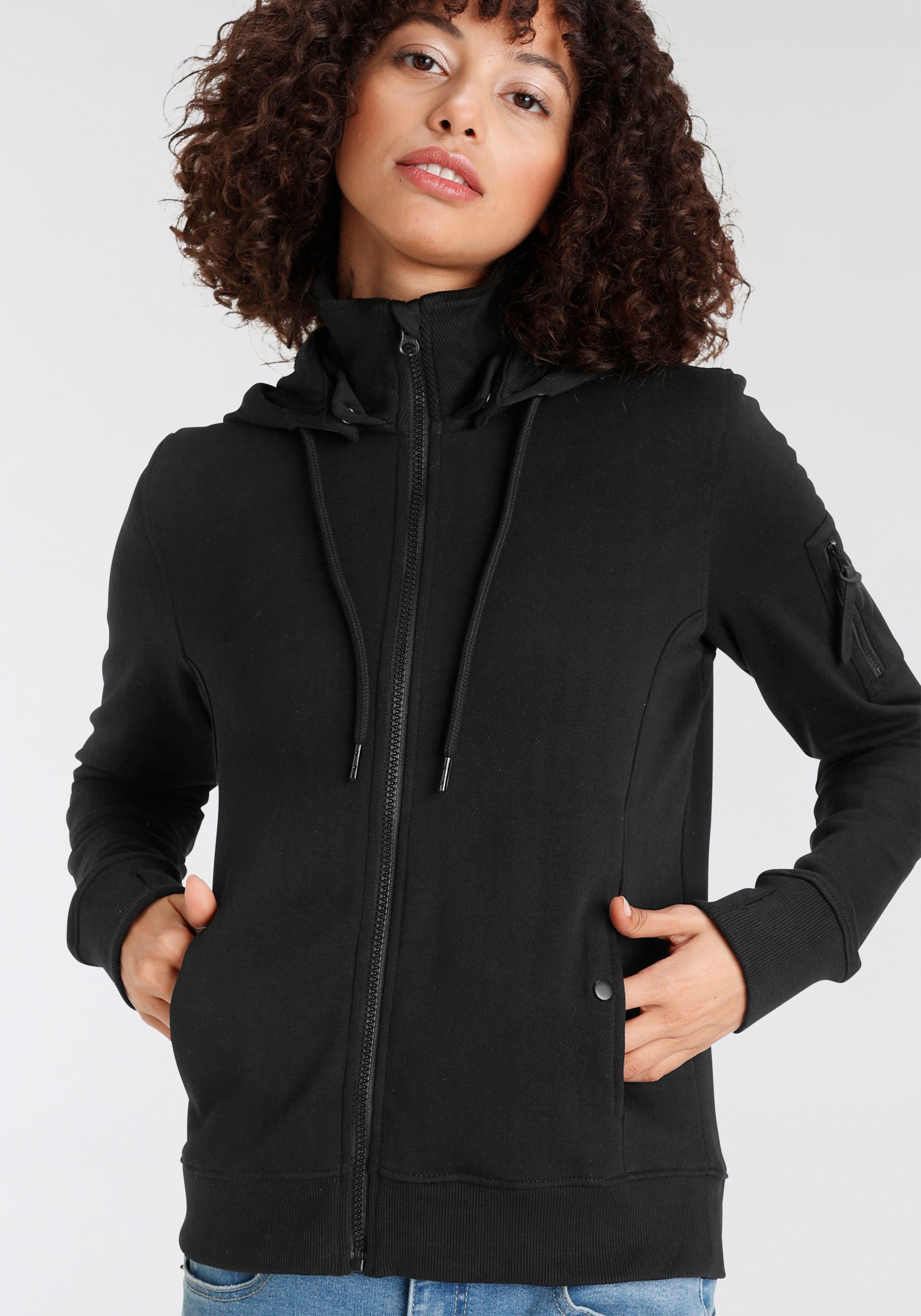 ALPENBLITZ BADAI schwarz NEUE Kapuzensweatjacke KOLLEKTION