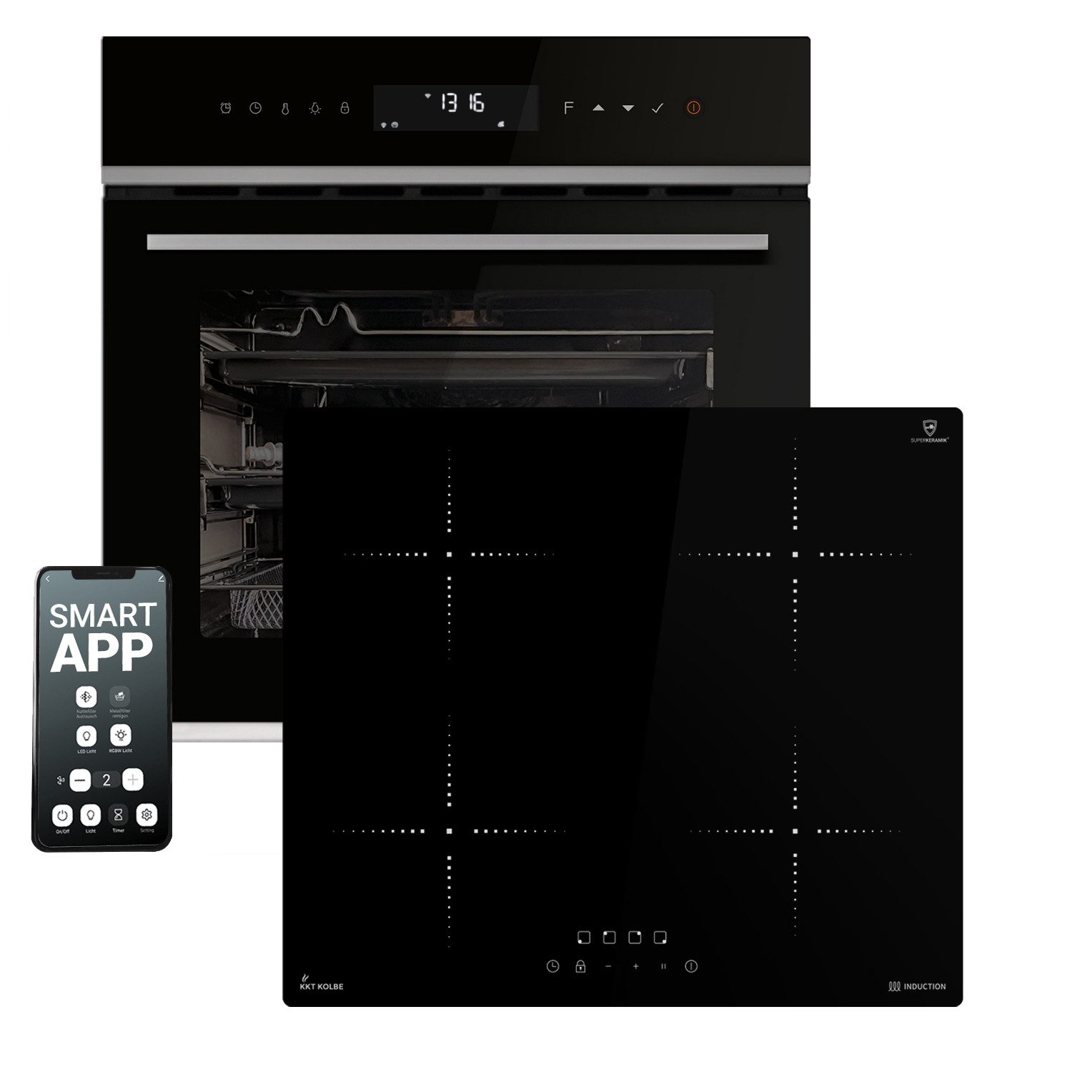 Backofen-Set Backofen und Induktionskochfeld SET8317HCIH859RL