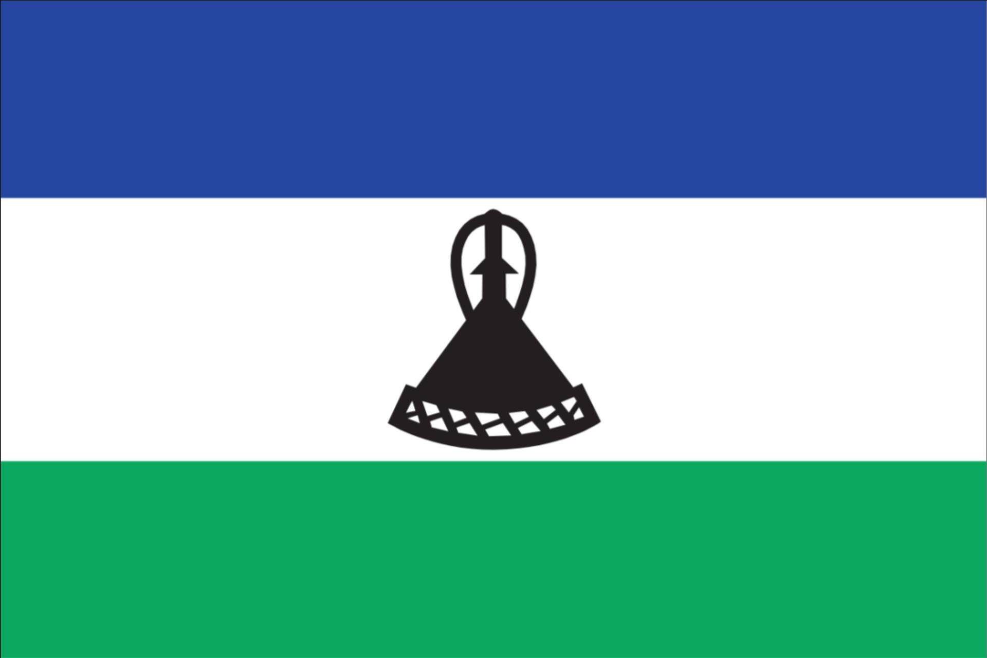 flaggenmeer Flagge Flagge Lesotho 110 g/m² Querformat | Fahnen