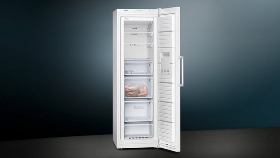 SIEMENS Gefrierschrank iQ300 GS36NVWFP, 186 cm hoch, 60 cm breit, Siemens  iQ300 Gefrierschrank, Freistehend