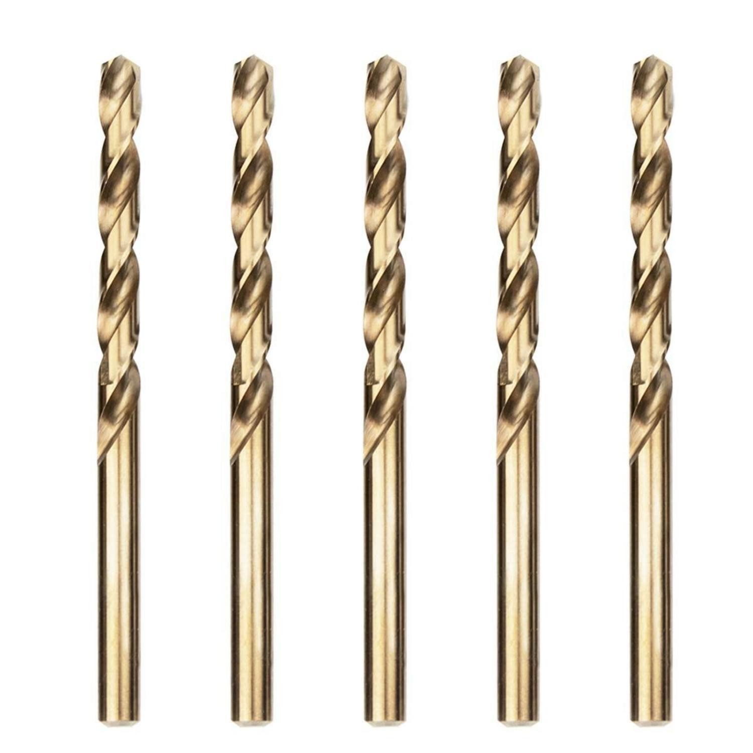 LuxusKollektion Metallbohrer Metallbohrer Spiralbohrer HSS Kobalt 6mm 5pcs 6.0mm x 93mm x 5pcs