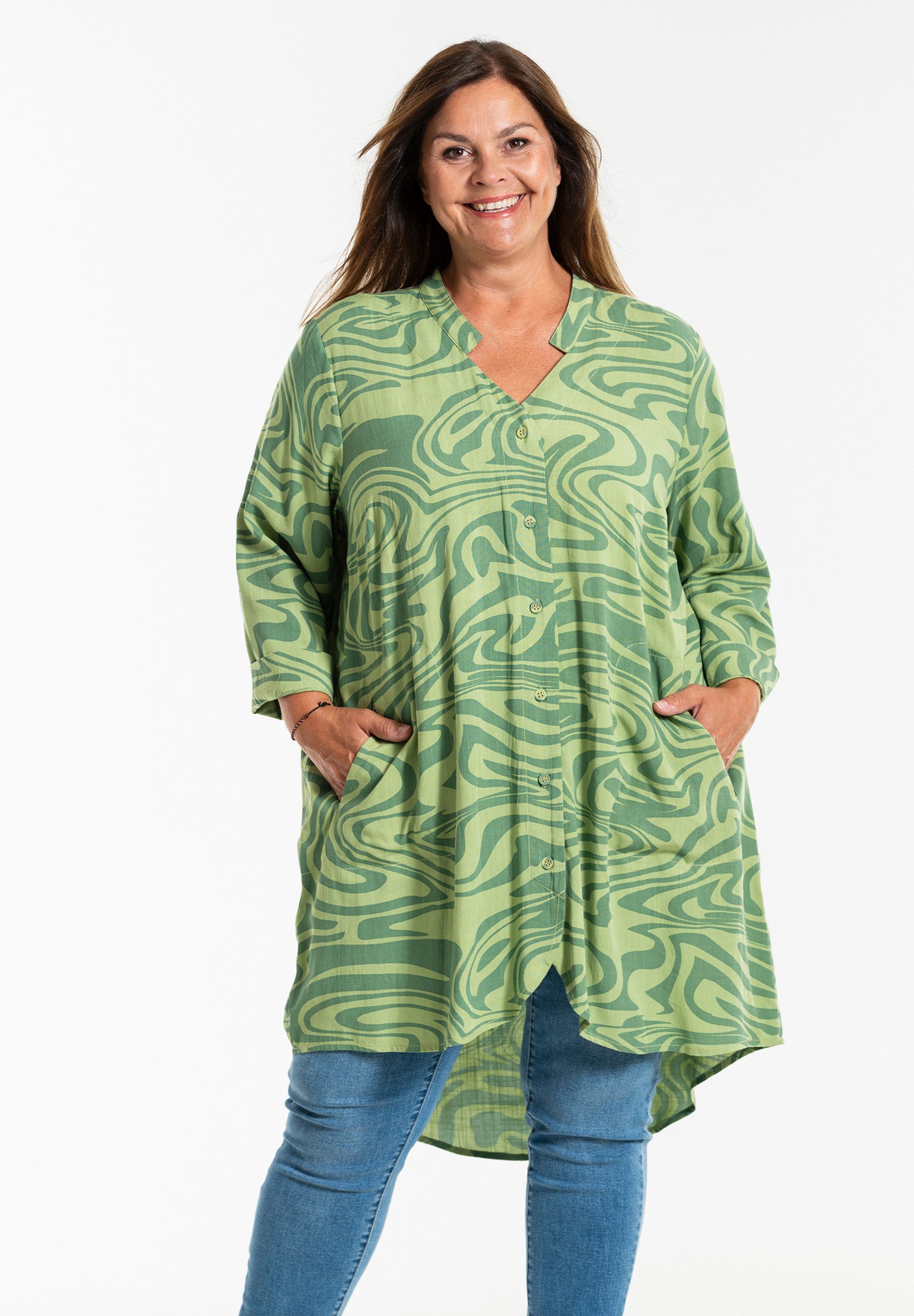 GOZZIP Tunika GMonna Shirt Tunic v-neck